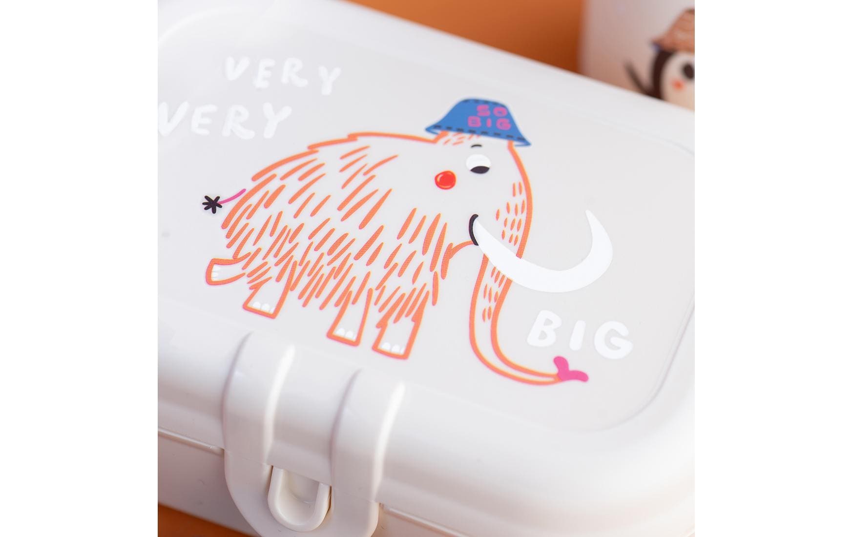 koziol Lunchbox, Biokunststoff, beige, 3er-Set, inkl. Flasche, für Kinder