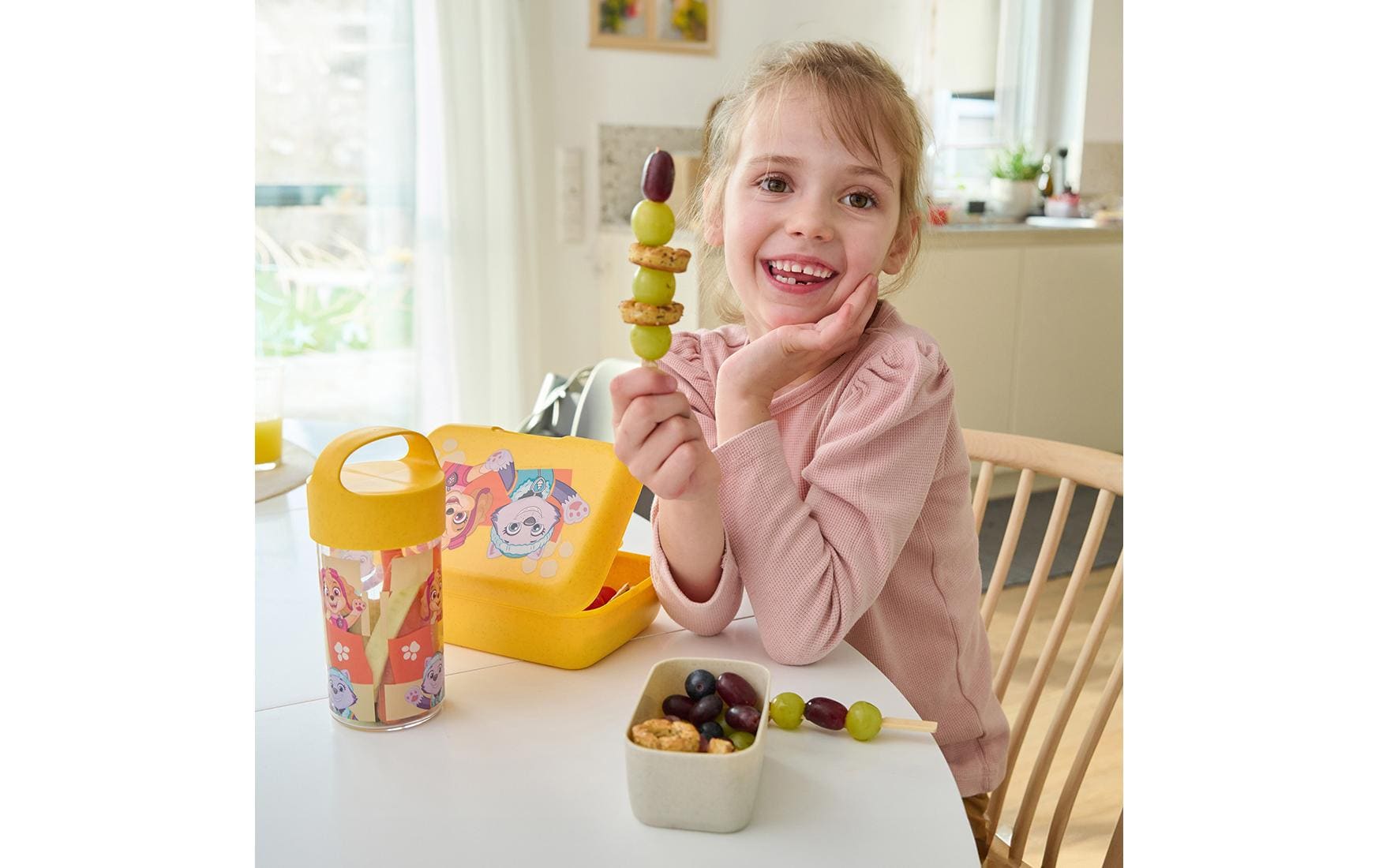 Koziol – Lunchbox, 19 × 13,5 × 6,5 cm, Biokunststoff, mehrfarbig, mit Paw Patrol-Motiv