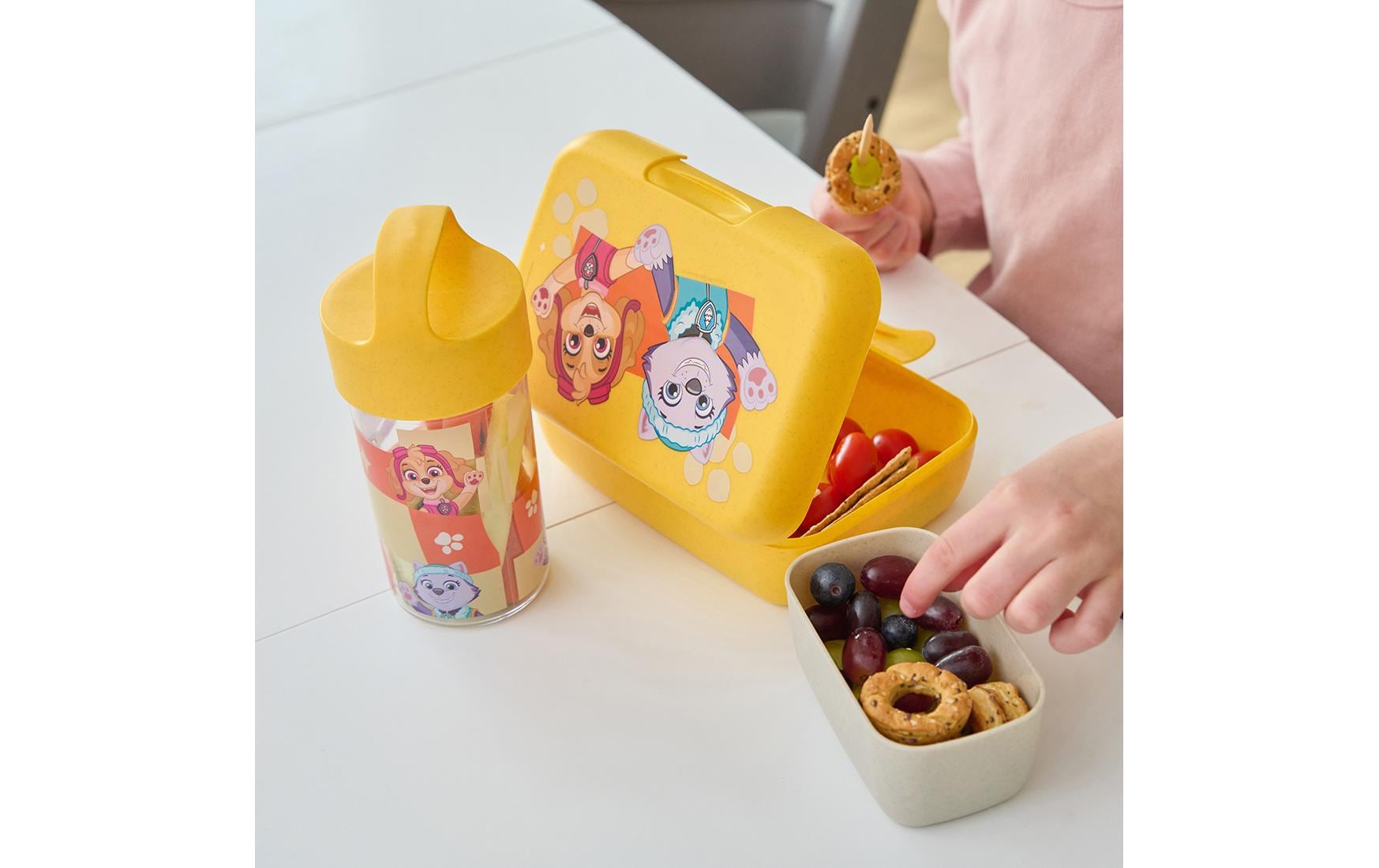 Koziol – Lunchbox, 19 × 13,5 × 6,5 cm, Biokunststoff, mehrfarbig, mit Paw Patrol-Motiv