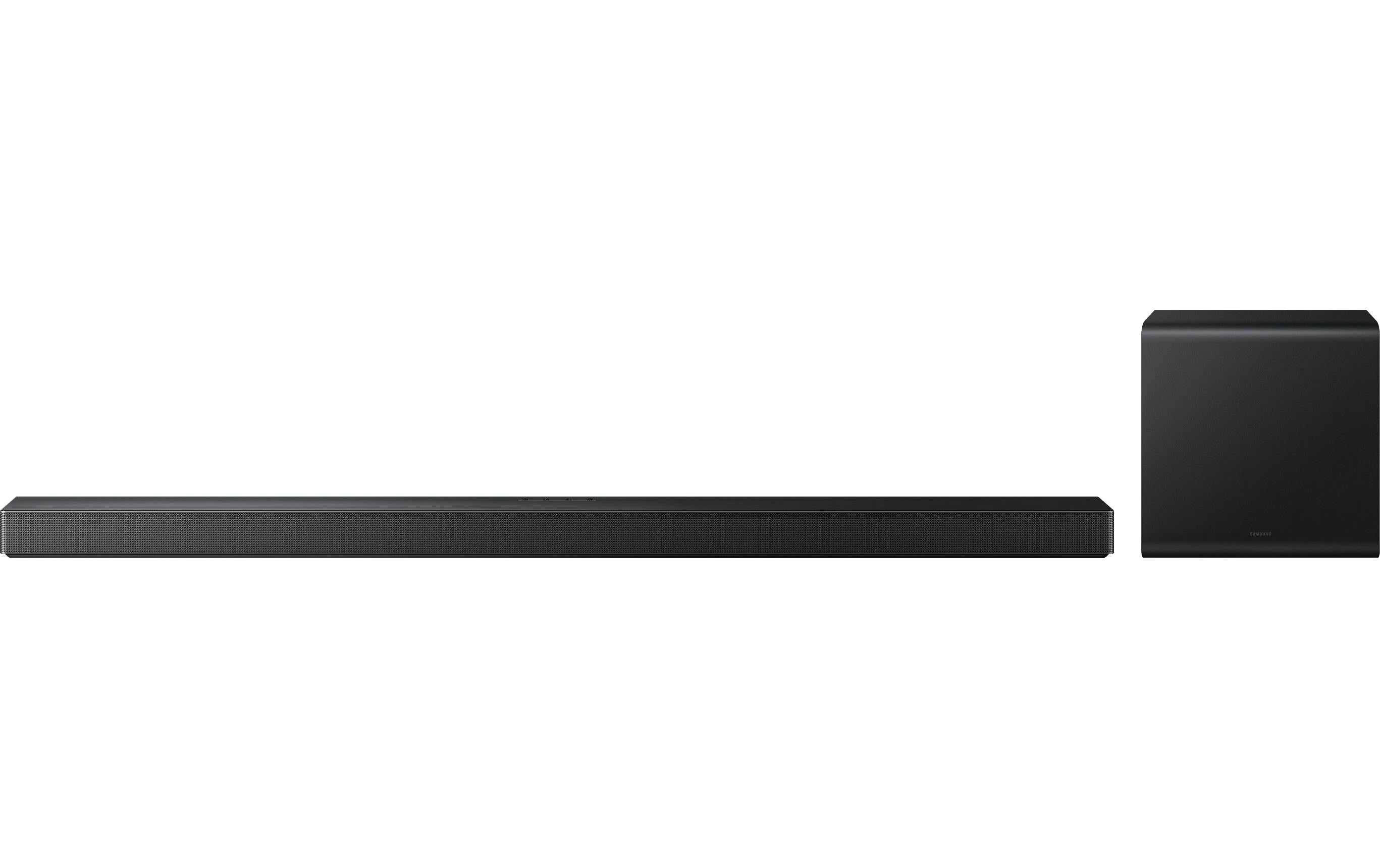 Samsung HW-QS700F – Soundbar mit kabellosem Subwoofer – 3.1.2, 345 W, für Apple AirPlay 2, HDMI 2.1, Schwarz