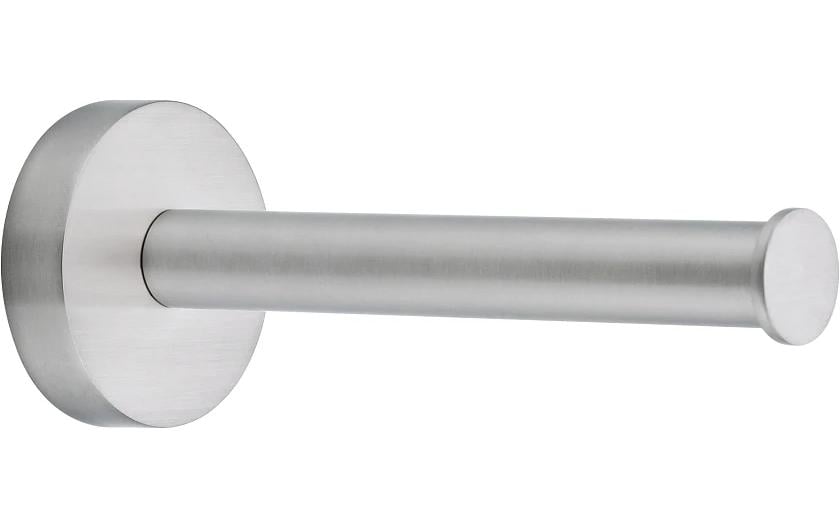 TESA Toilettenpapierhalter – Edelstahl, klebend, wandmontiert, 4,9 × 12 × 4,9 cm