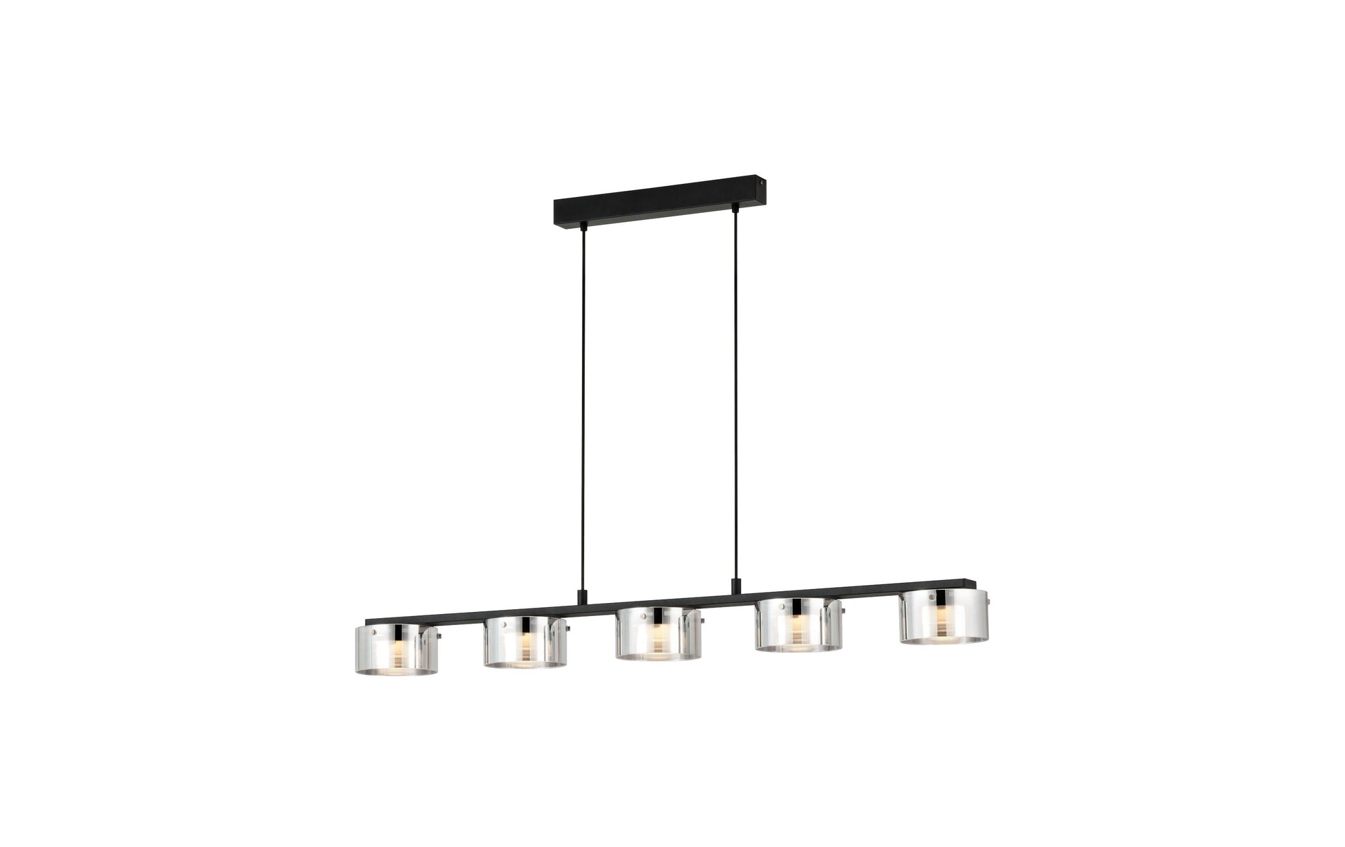 EGLO LED-Pendelleuchte COPILLOS – 15 × 116 × 150 cm, 3750 lm, 27 W, 3000 K, dimmbar, silber
