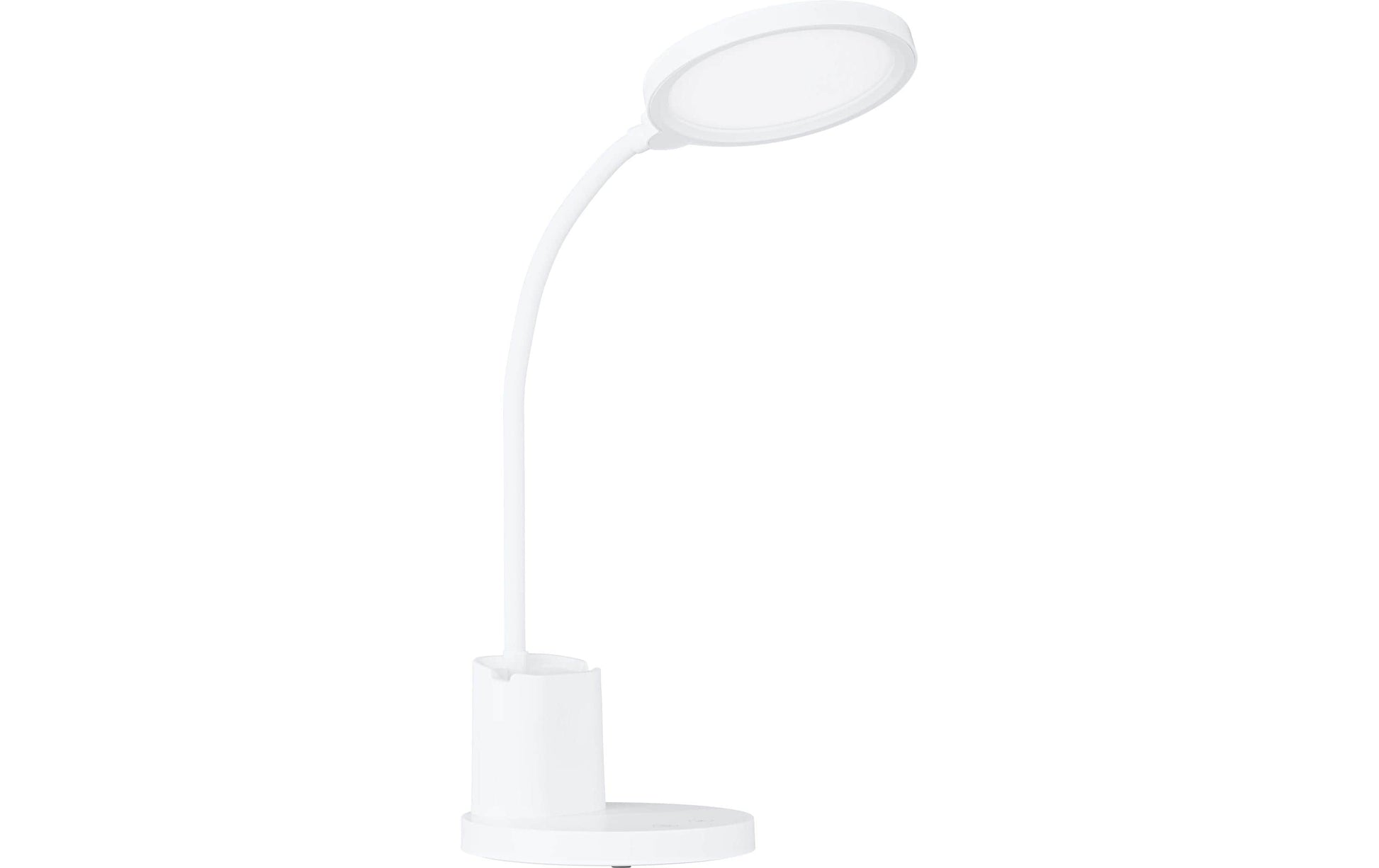 EGLO Tischleuchte Brolini – LED 2,1 W, 300 lm, 2700–6500 K, Touch-Dimmer, Akku, USB – Weiss
