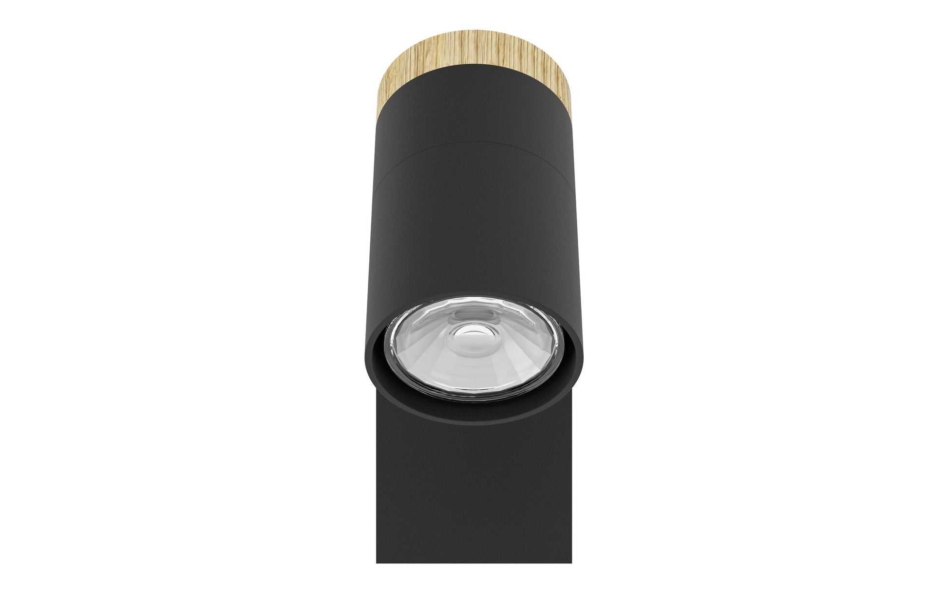 EGLO Wand-/Deckenleuchte Cartagena – 345 lm, 4,5 W, 3000 K, schwarz/braun, inkl. GU10