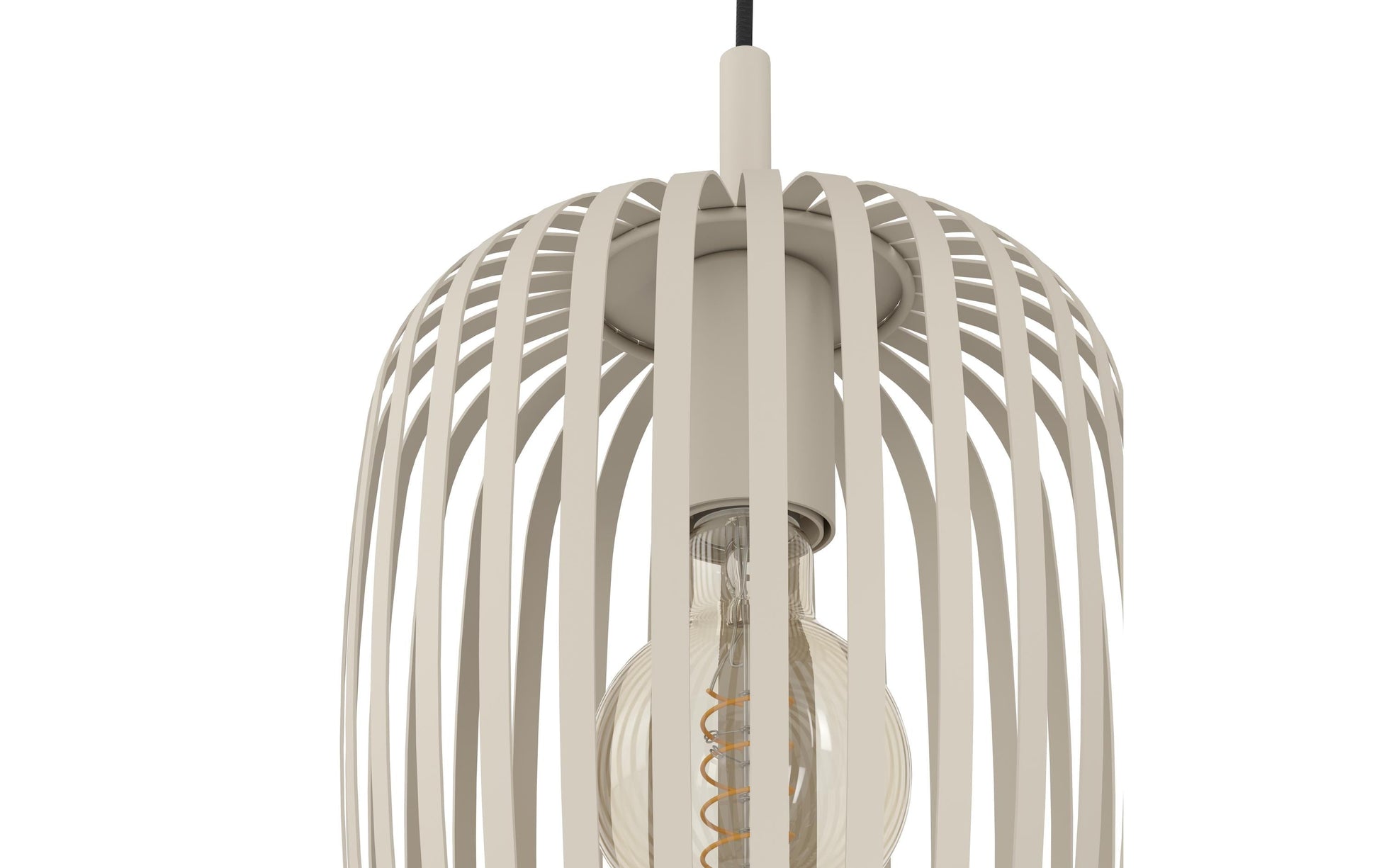 EGLO Deckenleuchte ROMAZZINA – Ø 46 × 110 cm, 120 W, 3-flammig, exkl. Leuchtmittel (E27), beige