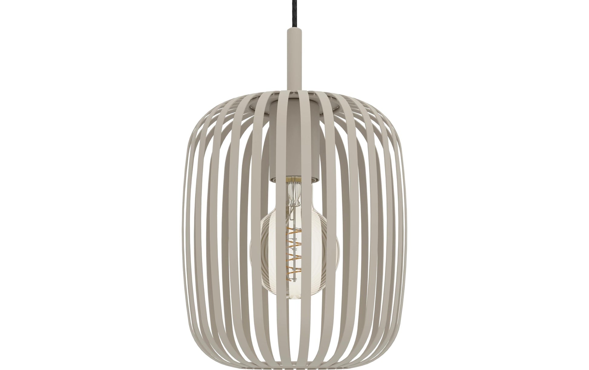 EGLO Pendelleuchte ROMAZZINA – Ø 50 × 200 cm, 200 W, nicht dimmbar, beige, exkl. E27