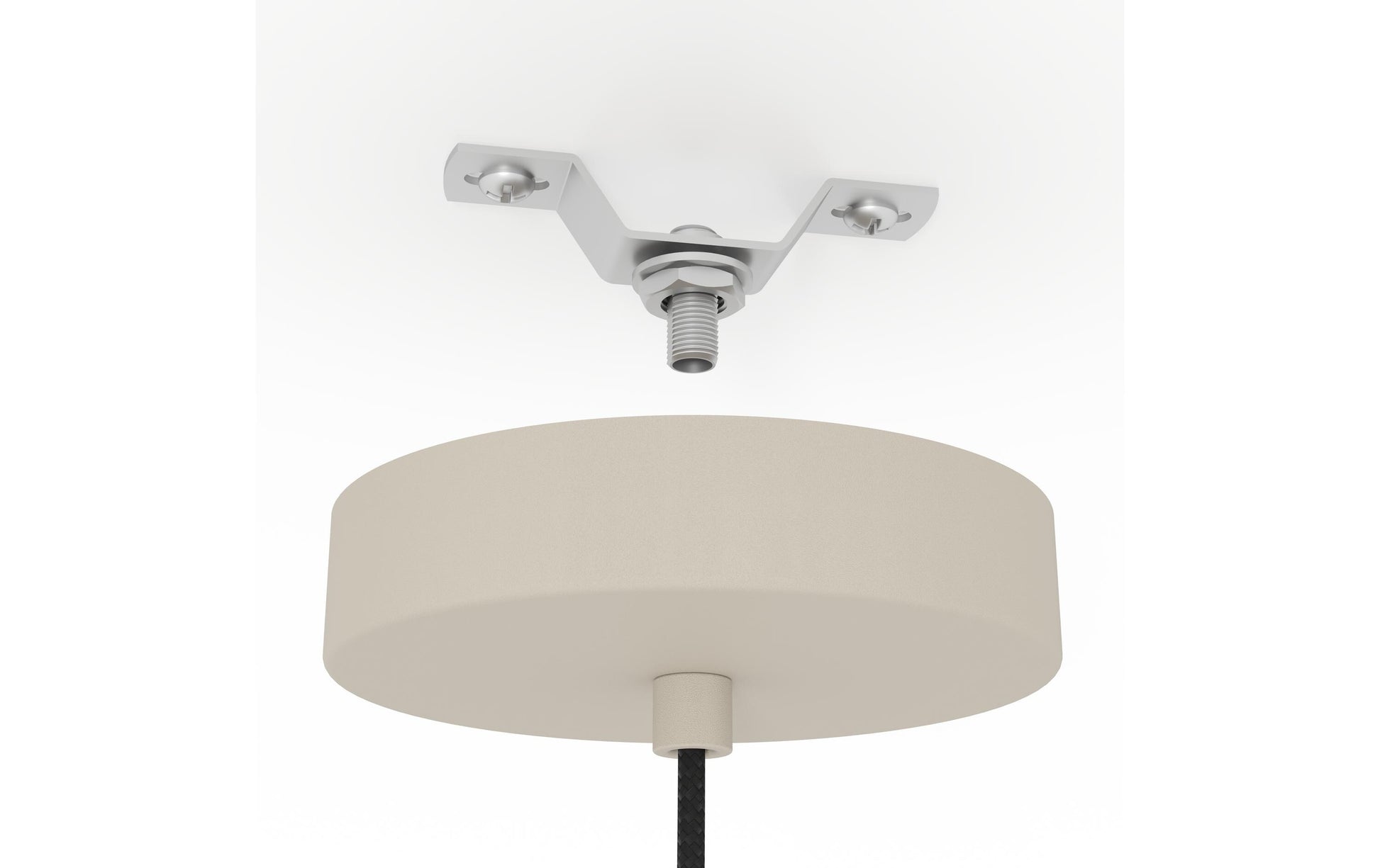 EGLO Pendelleuchte – Ø 32,5 × 110,0 cm, 40 W, dimmbar, für ZigBee 3.0, beige, exkl. E27