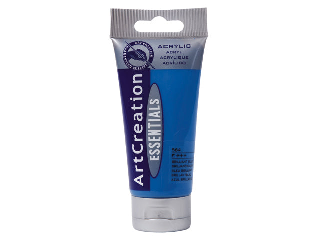 Talens Art Creation Acrylfarbe – Primärgelb 275, seidenmatt – 3×75 ml (225 ml) – für Leinwand, Papier, Holz