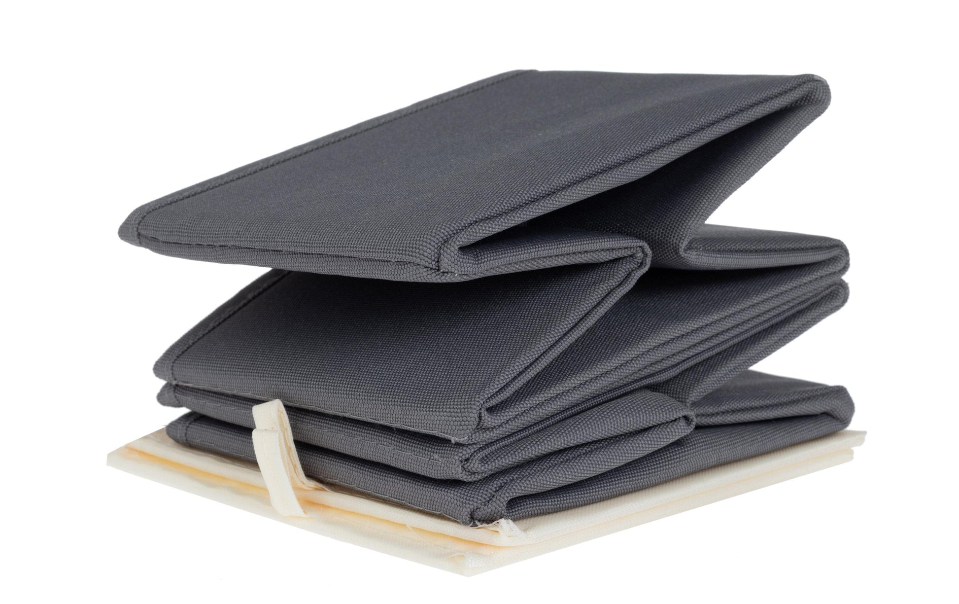 Cocon Aufbewahrungsbox – Textil – Grau – 145 × 120 × 145 mm – 2-teiliges Set