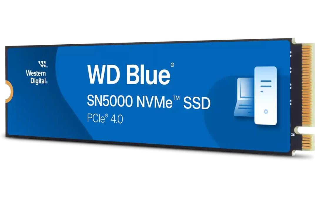 Western Digital Blue SN5000 – 4 TB, M.2 2280 (22×80 mm), PCIe 4.0 NVMe, für PC/Laptop