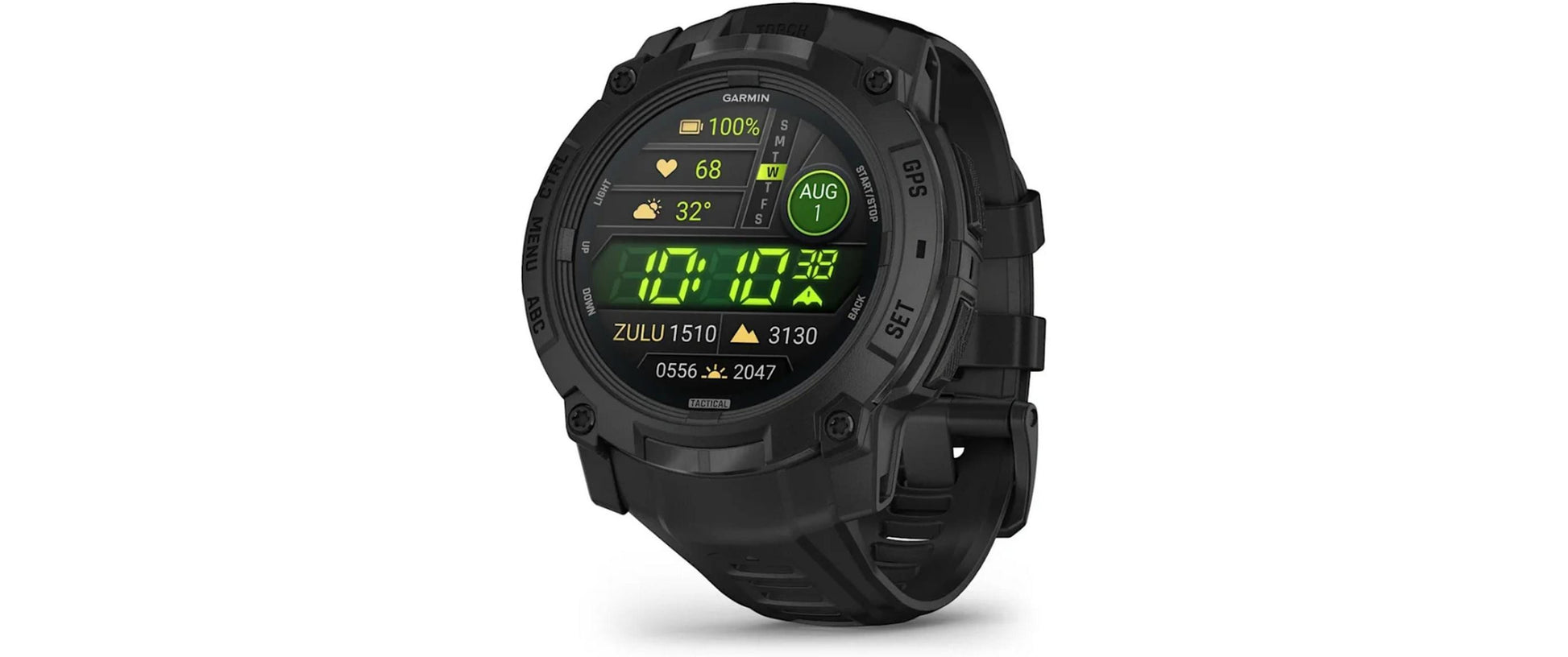 Garmin Instinct 3 AMOLED Tactical Edition – GPS-Smartwatch – 50 mm, GPS, Bluetooth, AMOLED, Schwarz