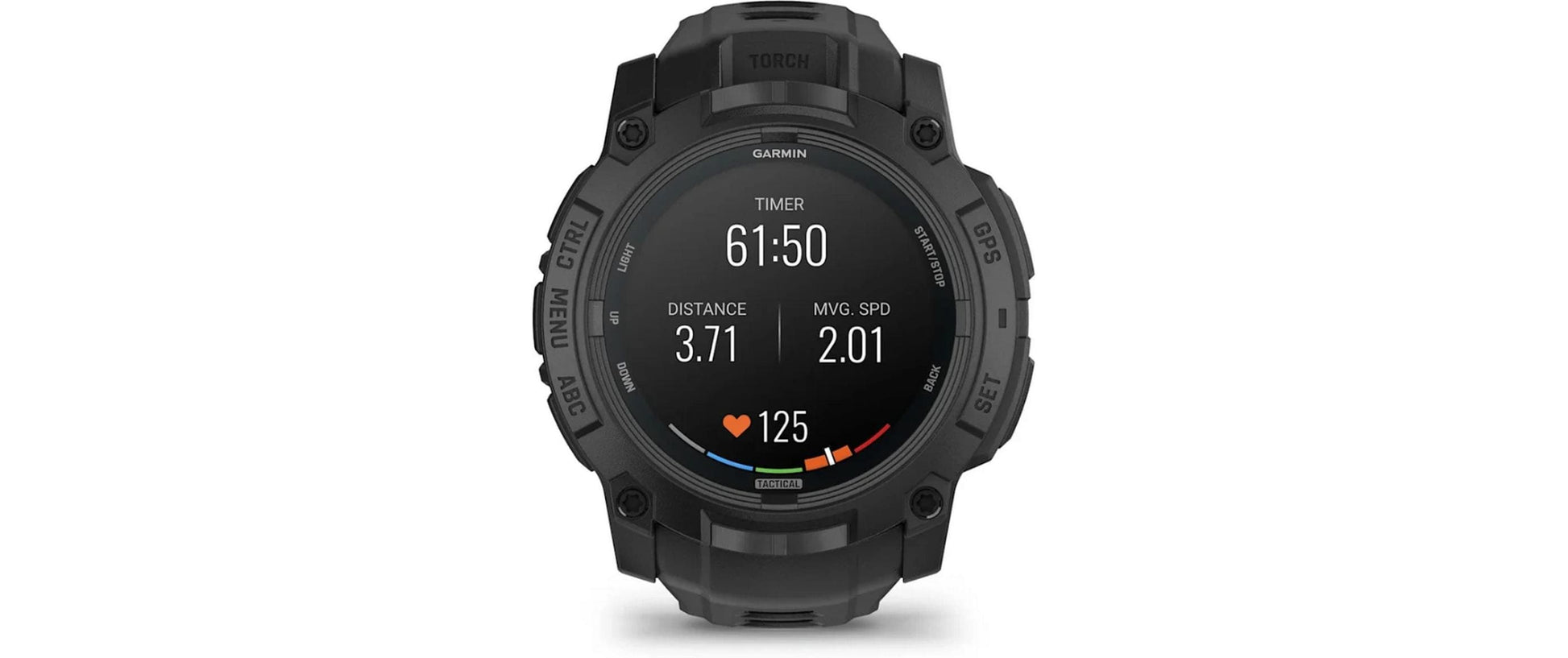 Garmin Instinct 3 AMOLED Tactical Edition – GPS-Smartwatch – 50 mm, GPS, Bluetooth, AMOLED, Schwarz