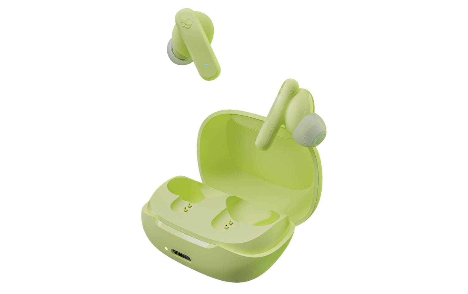 Skullcandy Smokin Buds TWS In-Ear – Stereo, mit Ladecase, Grün, BT 5.2