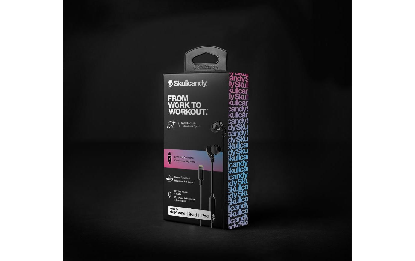 Skullcandy Set In-Ear Headset – Stereo, Lightning, Schwarz