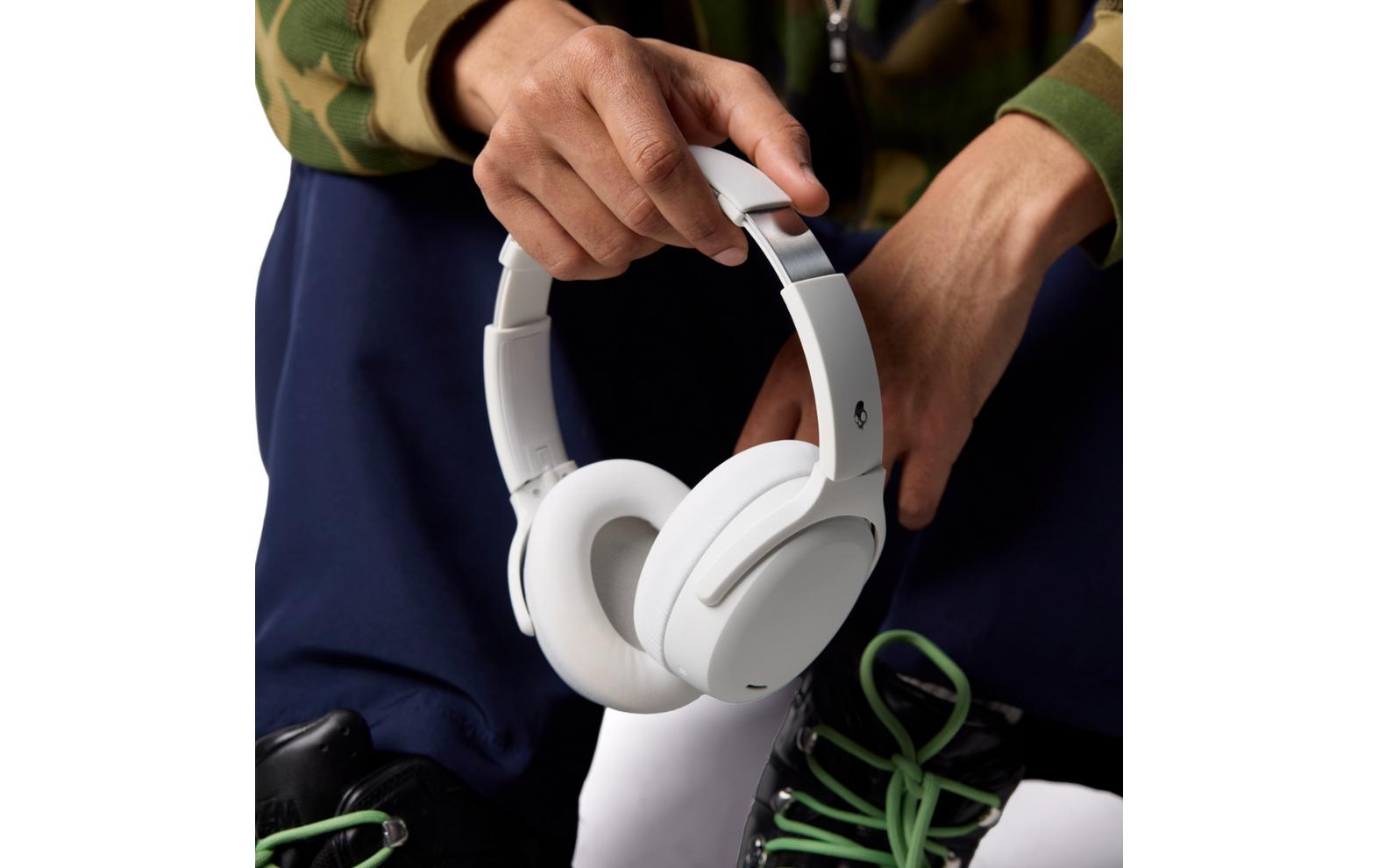 Skullcandy Crusher ANC 2 – Over-Ear Headset – Bluetooth, USB-C, ANC – Weiss – bis 60 h