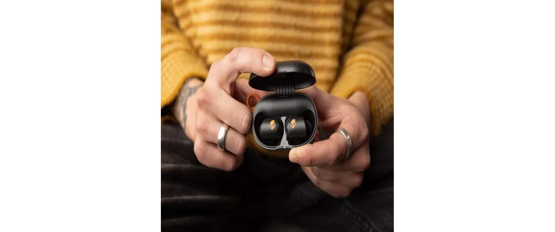 Skullcandy Sesh Active TW – True Wireless In-Ear Kopfhörer – ANC, IP55 – Schwarz – bis 48 h