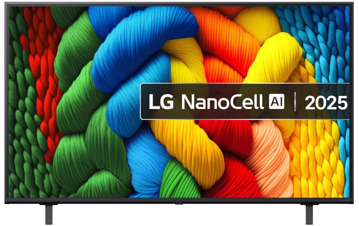 LG 50NANO80A6B – 50" TV – 4K UHD – LCD (NanoCell) – webOS 25 – 60 Hz – Dolby Vision, HDR10+