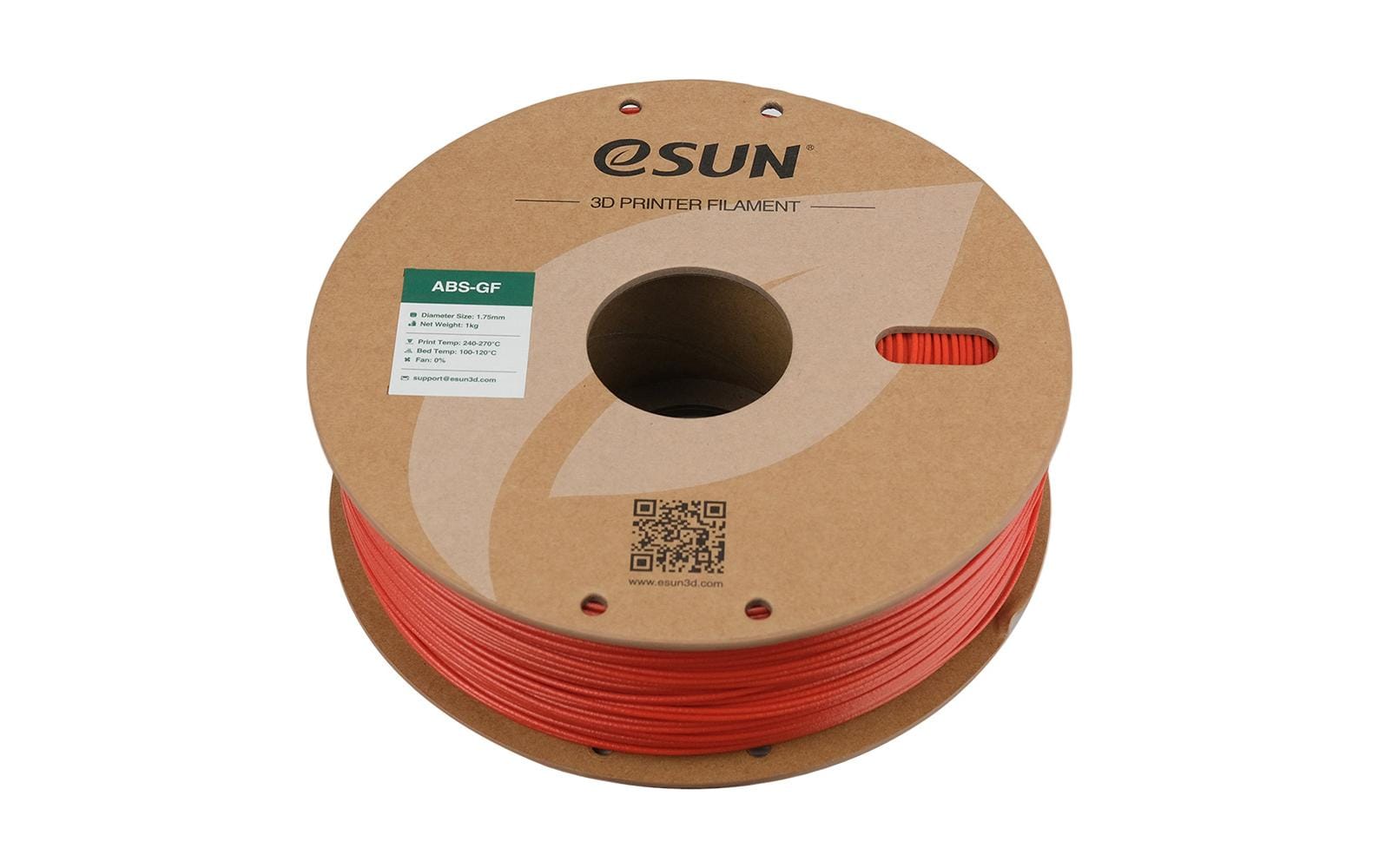 eSUN Filament ABS-GF Rot – 1,75 mm, 1 kg