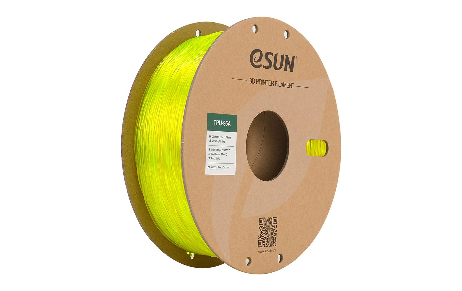 eSUN TPU-95A Gelb – 1,75 mm, 1 kg