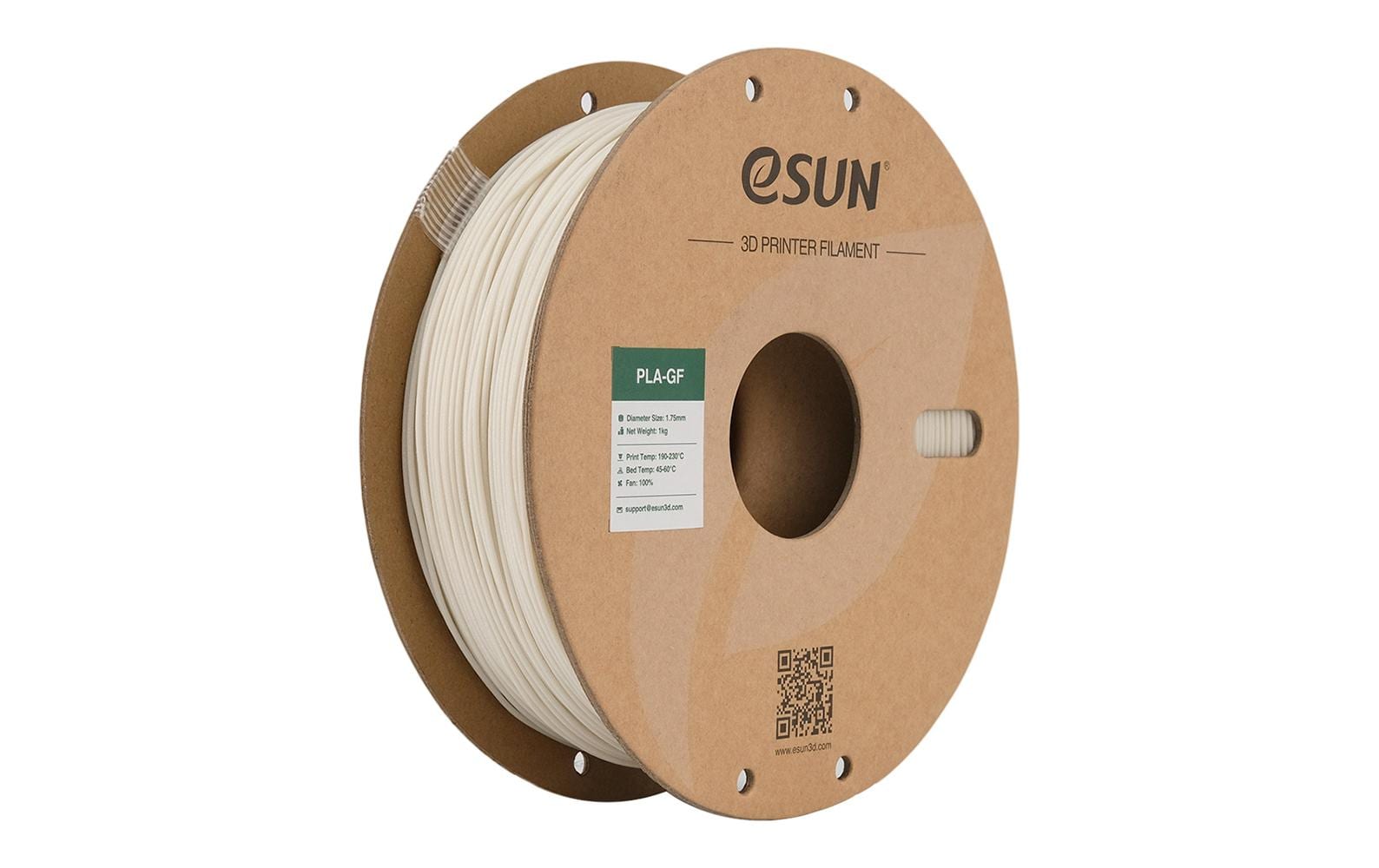 eSUN Filament – PLA-GF, 1,75 mm, Weiss