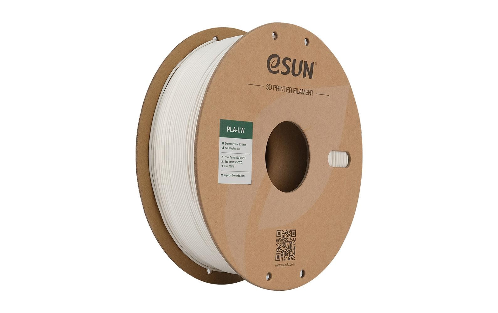 eSUN Filament – PLA LW, 1,75 mm, Weiss