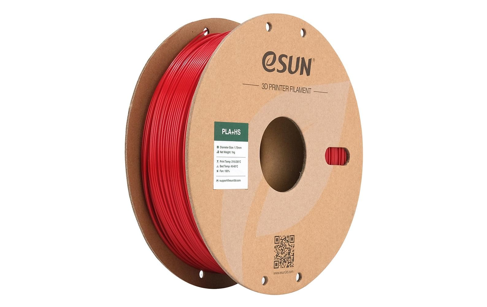eSUN Filament PLA+ HS – 1,75 mm, Feuerrot