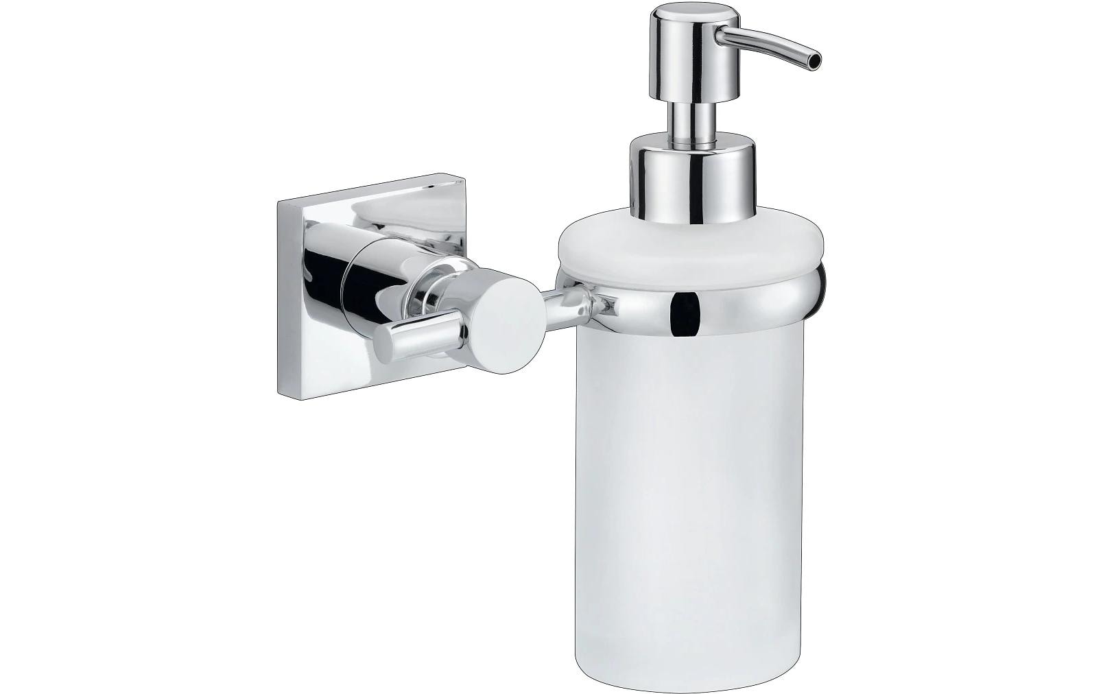 Tesa Manueller Seifenspender – Wandmontage – 200 ml, Edelstahl