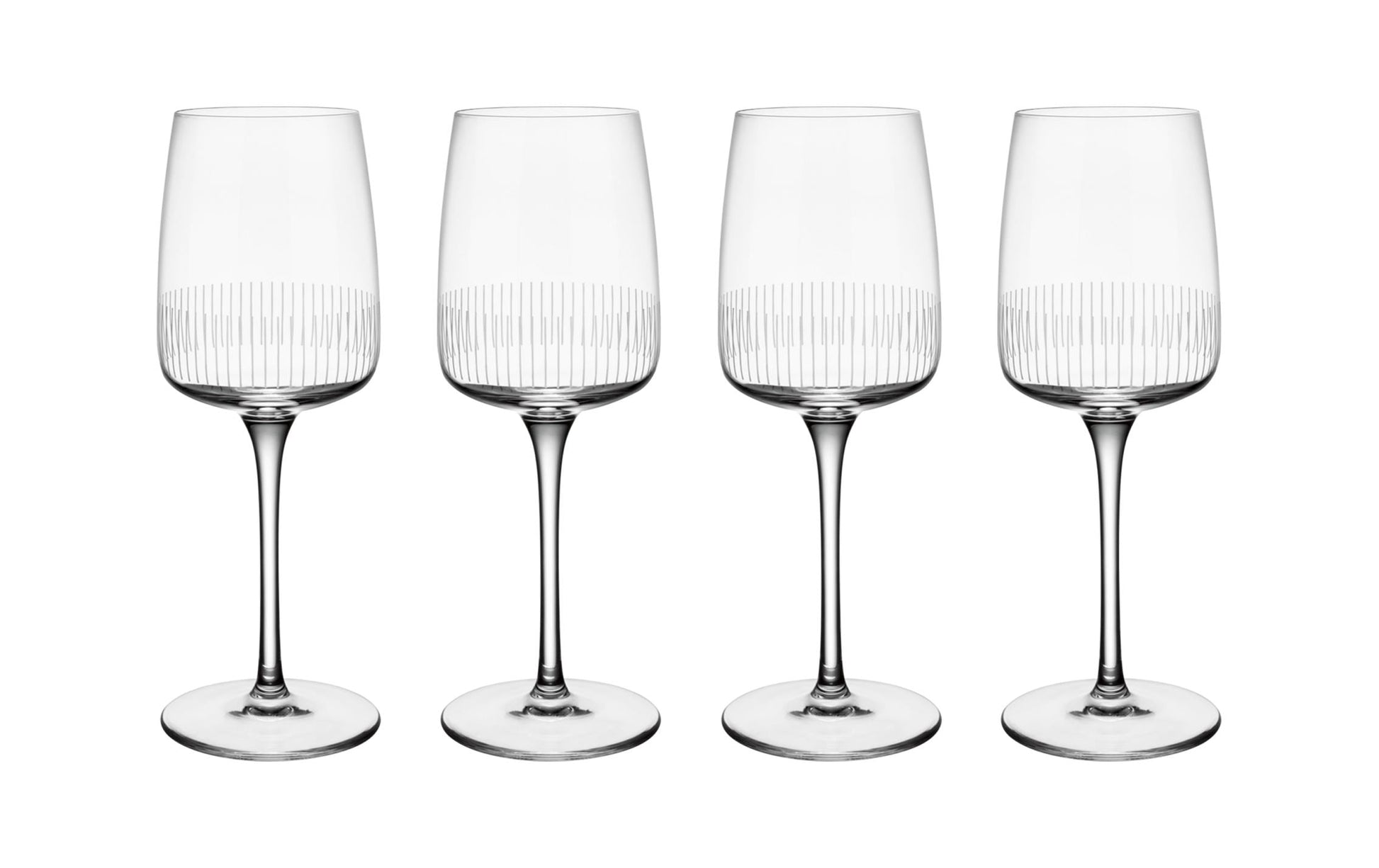 Villeroy & Boch Afina Weissweinglas – 4er Set, 125 ml, Ø 8,2 cm, H 22,0 cm, Kristallglas