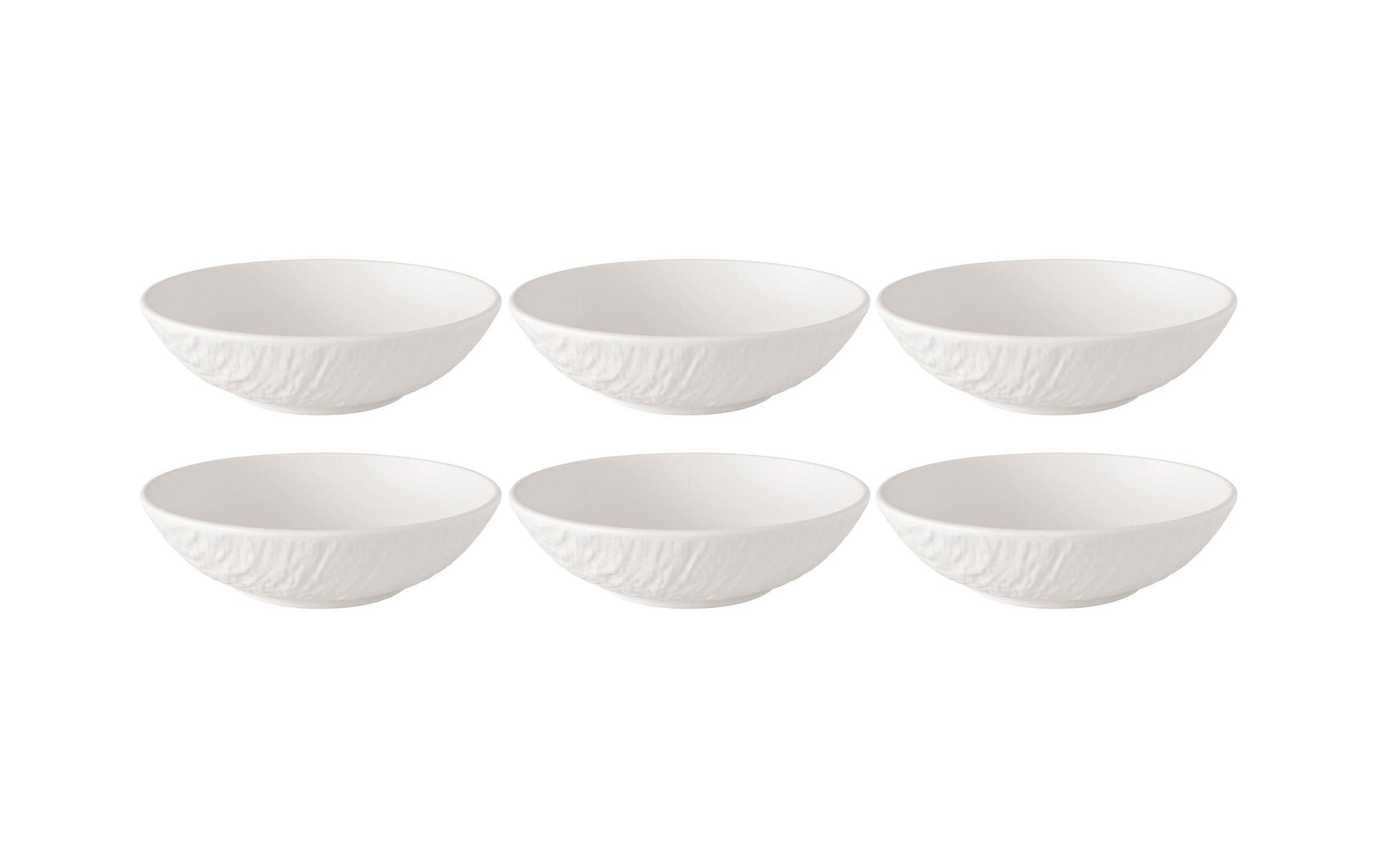 Villeroy & Boch Dessertschale – Porzellan, Weiss, 6 Stück