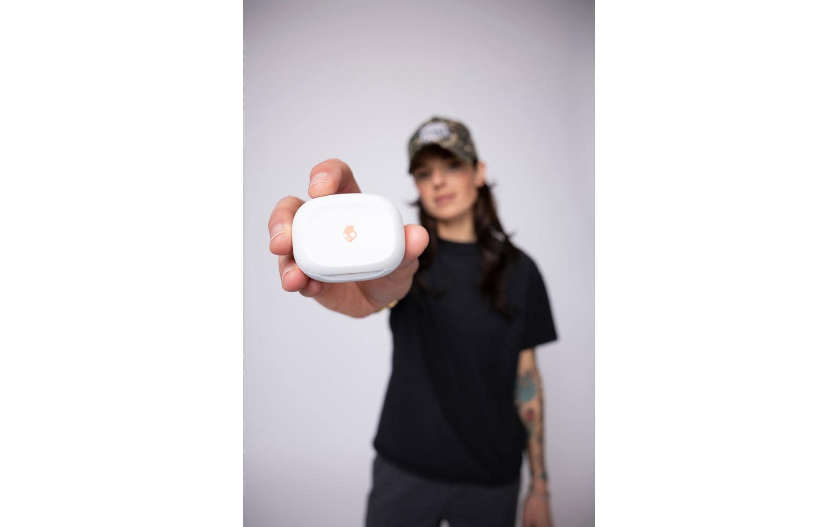 Skullcandy Smokin Buds TWS In-Ear – mit Ladecase, Weiss