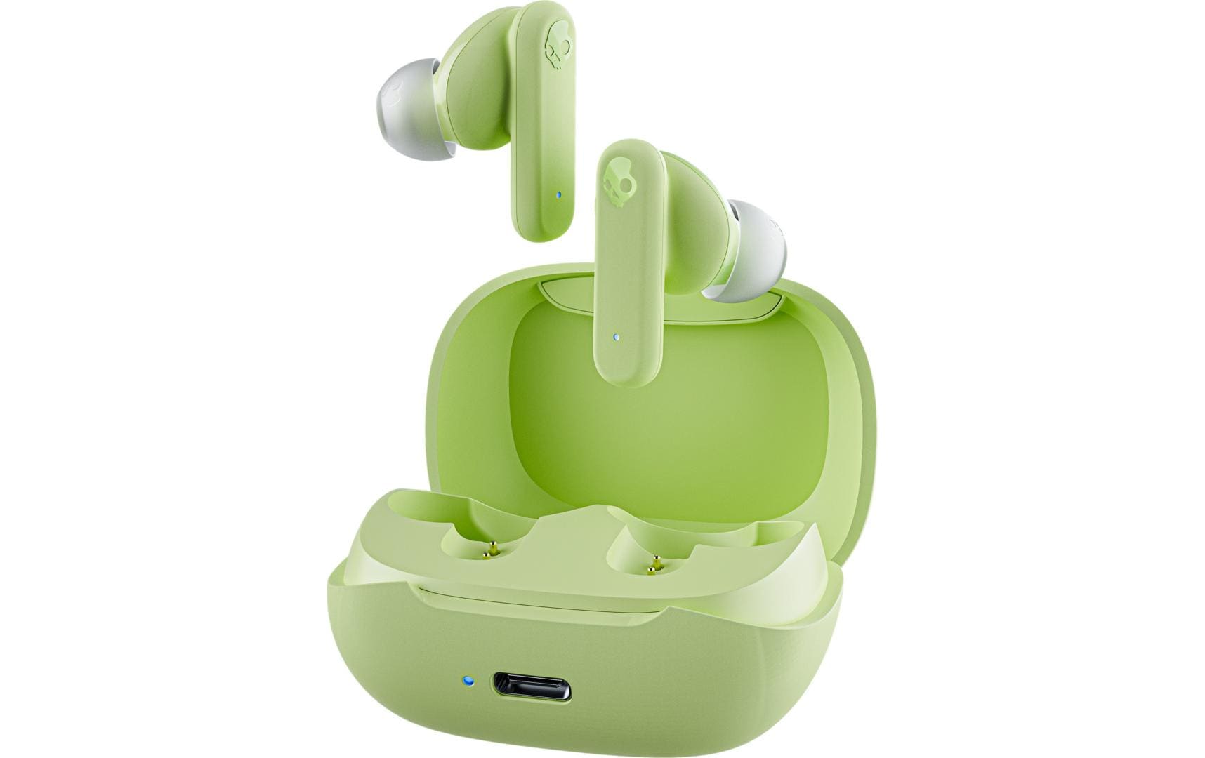 Skullcandy Smokin Buds TWS In-Ear – Stereo, mit Ladecase, Grün, BT 5.2
