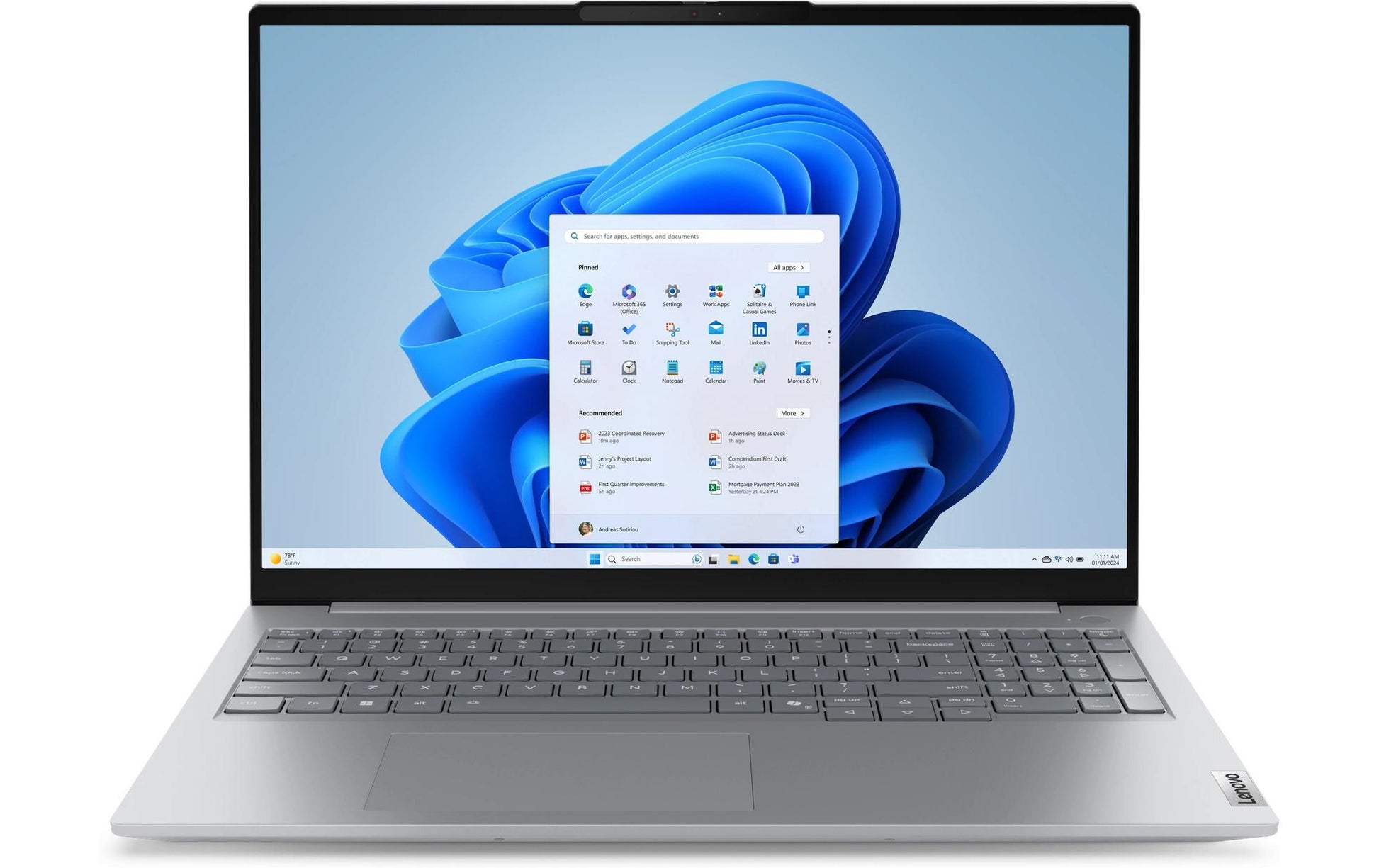 Lenovo ThinkBook 16 G8 Ultra 5 225U – Windows 11 Pro