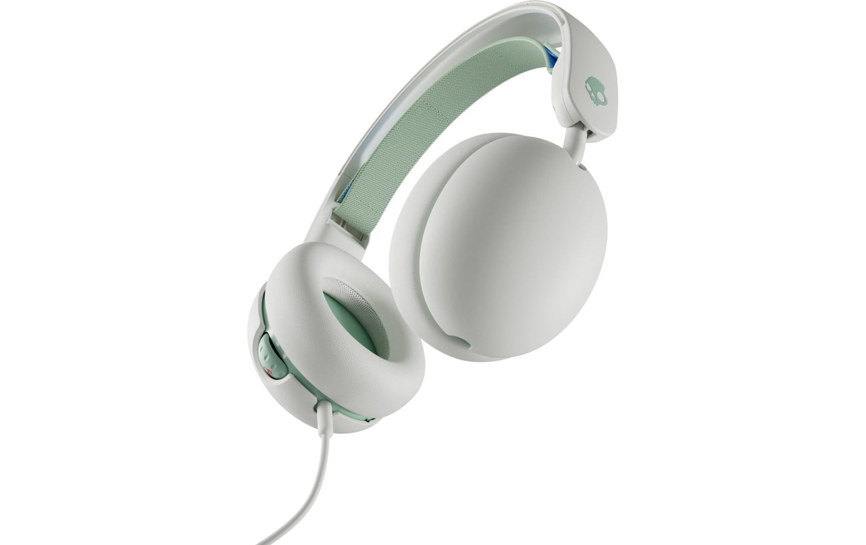 Skullcandy Groom Kids Kinderkopfhörer – Over-Ear, Kabelgebunden, 3,5 mm Klinke, 85 dB Lautstärkebegrenzung, Weiss