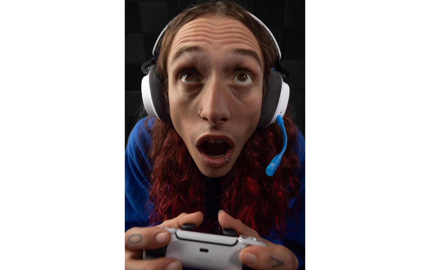 Skullcandy SLYR Pro – Over-Ear Gaming-Headset – Bluetooth, Boom-Mikrofon – Weiss – bis 24 h