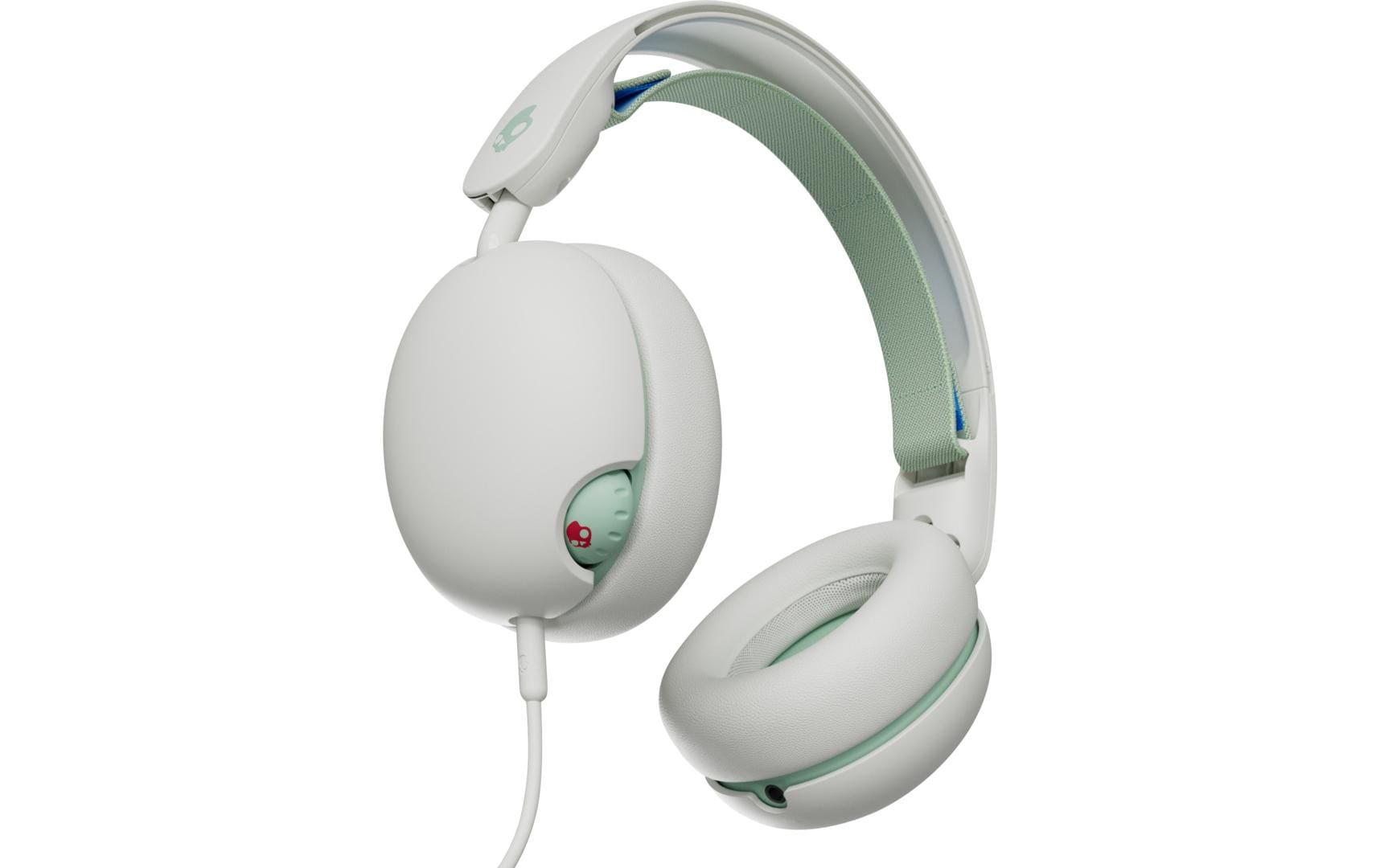 Skullcandy Groom Kids Kinderkopfhörer – Over-Ear, Kabelgebunden, 3,5 mm Klinke, 85 dB Lautstärkebegrenzung, Weiss