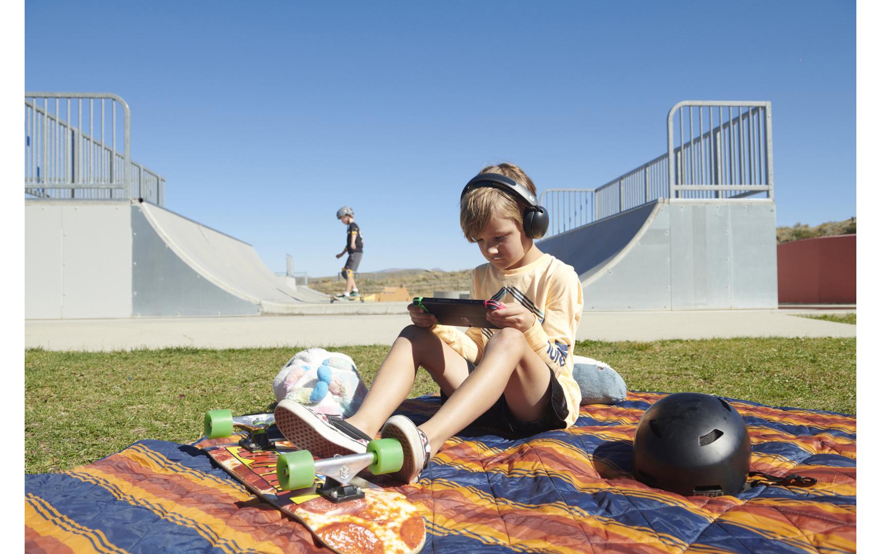 Skullcandy Groom Kids Kinderkopfhörer – Over-Ear, 3,5 mm Klinke, Schwarz