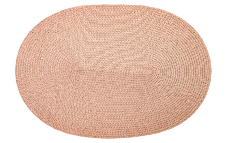 d-c-fix Tischset – oval, PP, Pfirsich, 44 × 29 cm