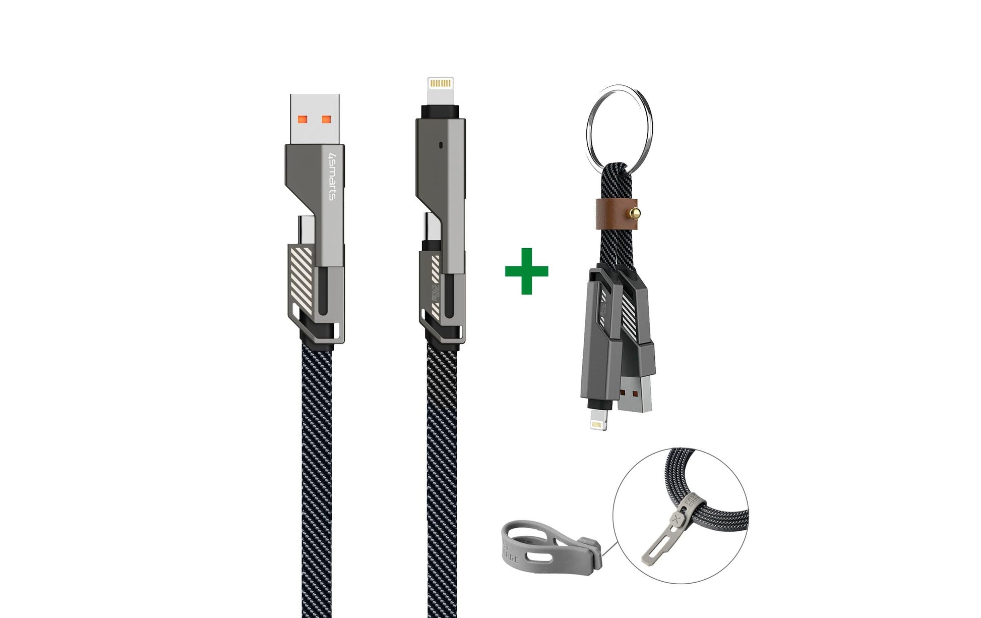 4smarts USB-Kabel, USB-A zu USB-C, 1,5 m, USB 2.0, für Laptop, Nintendo Switch, Smartphone und mehr