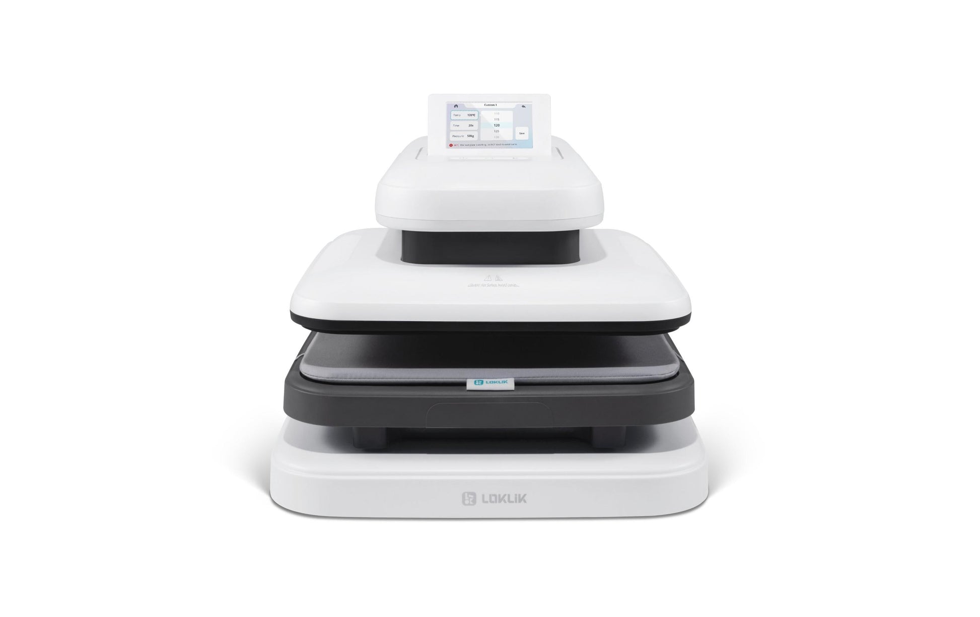 Loklik Transferpresse Auto 2 Smart – Weiss – 380 × 380 mm