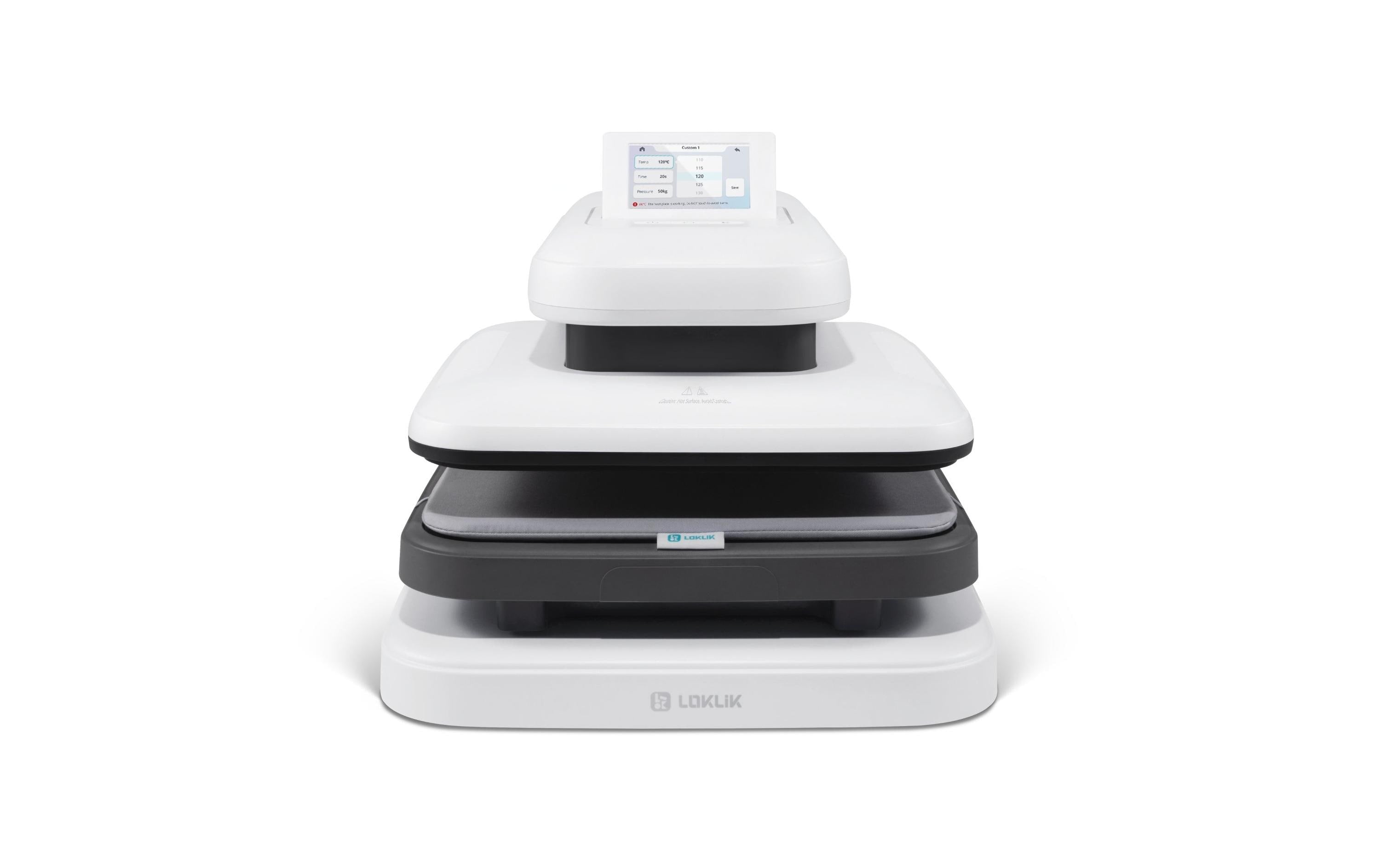 Loklik Transferpresse Auto 2 Smart – Weiss – 380 × 380 mm