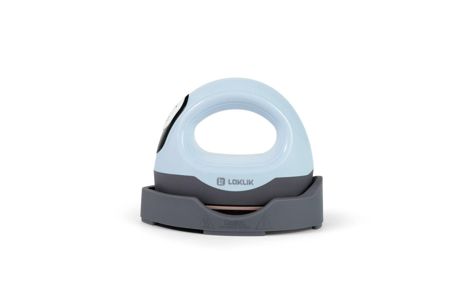 LOKLiK Transferpresse Mini 3, blau, Heizplattengrösse 9,3 × 8 cm, 550 W, 200 °C