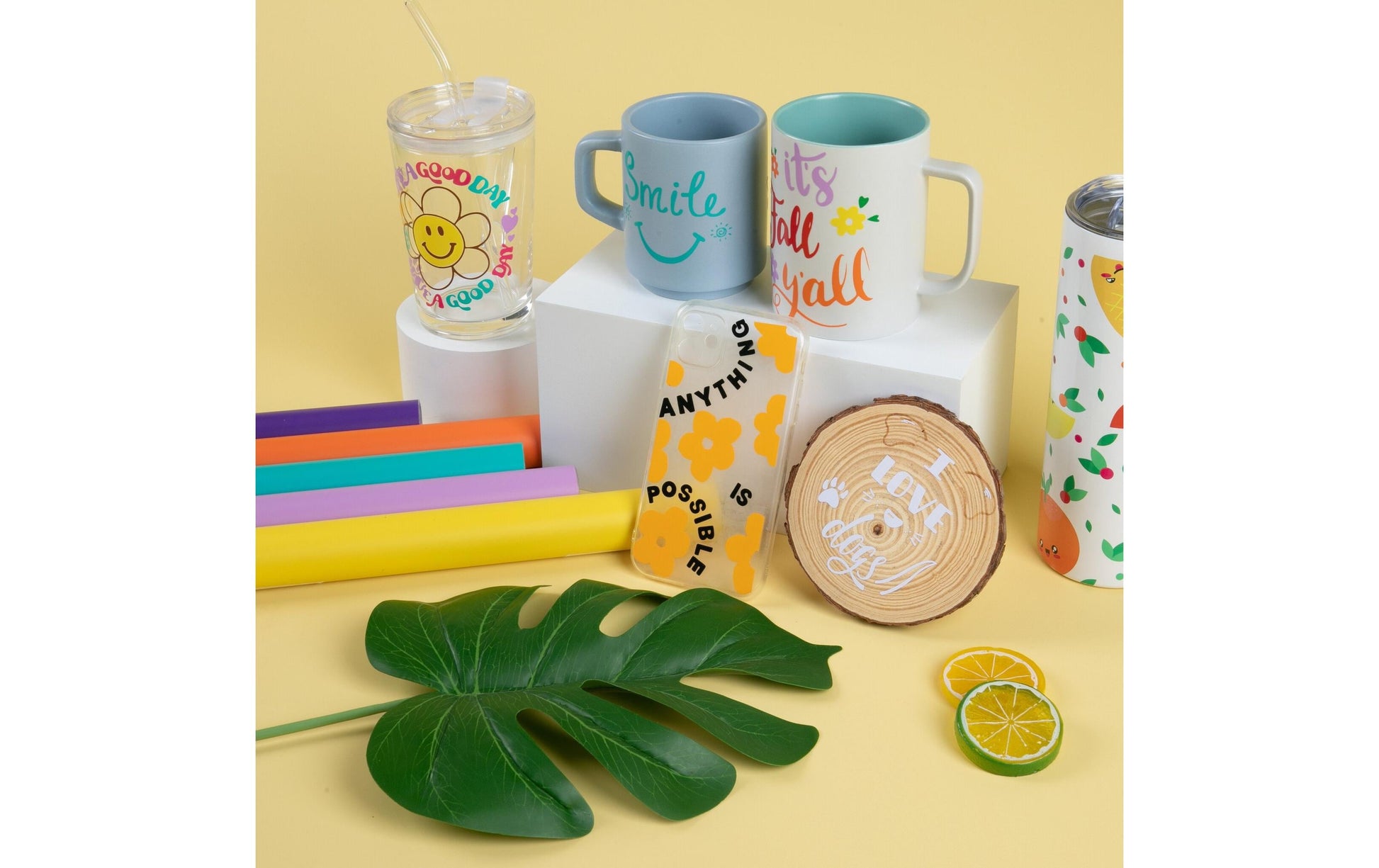 LOKLiK Vinylfolie (selbstklebend), Weiss, Glänzend, 30,5 cm × 1,8 m, 1 Rolle