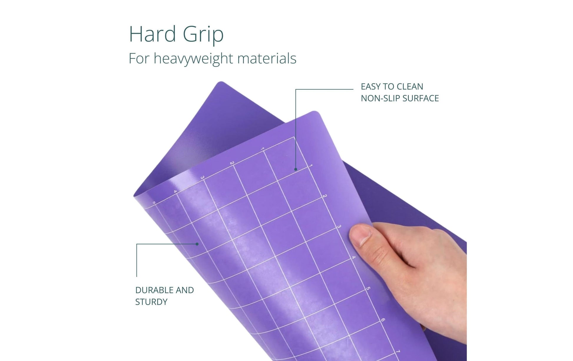 LOKLiK Plotter-Matte StrongGrip – 35,5 × 33,0 cm – violett – für Cricut Maker – 3er-Set