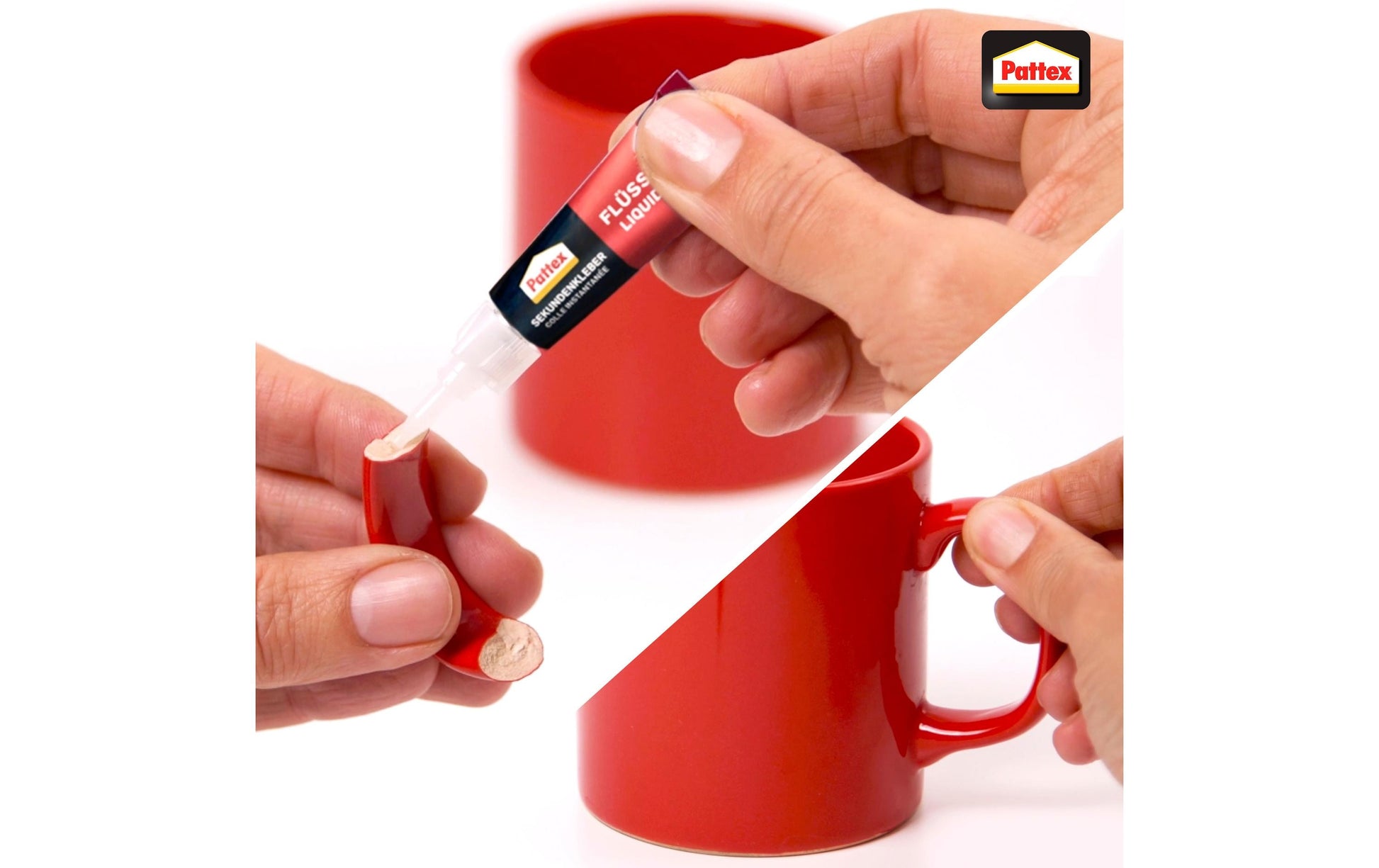 Pattex Sekundenkleber – Tube, permanent, transparent, schnelltrocknend, 3 g, für viele Materialien