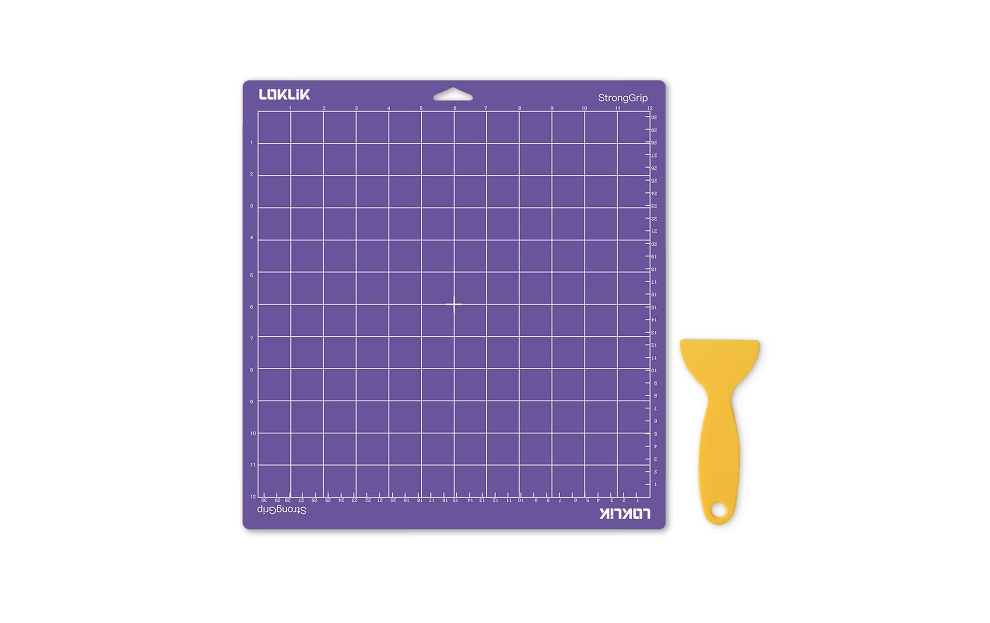 LOKLiK Plotter-Matte StrongGrip – 35,5 × 33,0 cm – violett – für Cricut Maker – 3er-Set