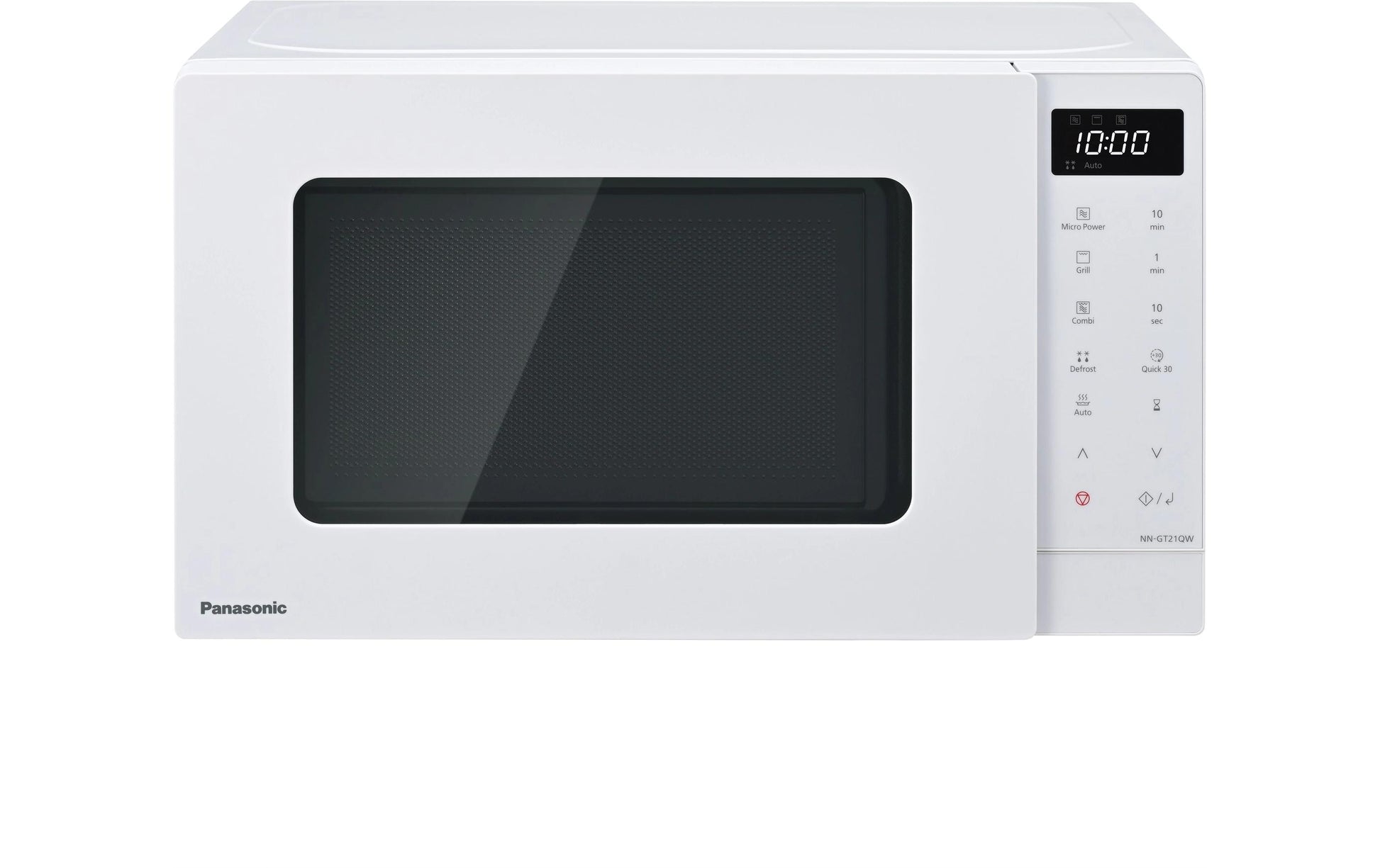 Panasonic Grill-Mikrowelle NN-GT21QWWPG – 20 l, Grill, 800 W – Weiss