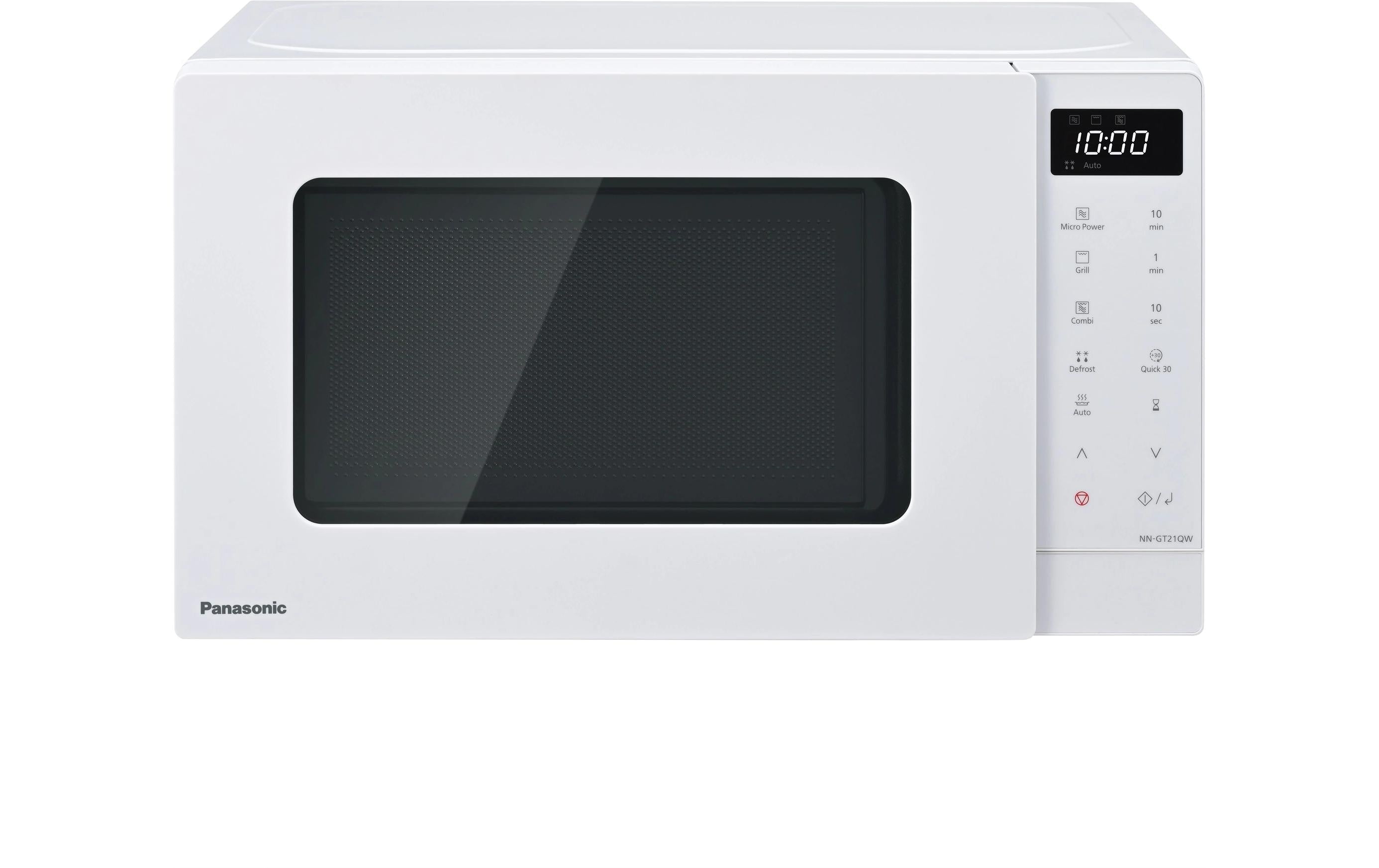 Panasonic Grill-Mikrowelle NN-GT21QWWPG – 20 l, Grill, 800 W – Weiss