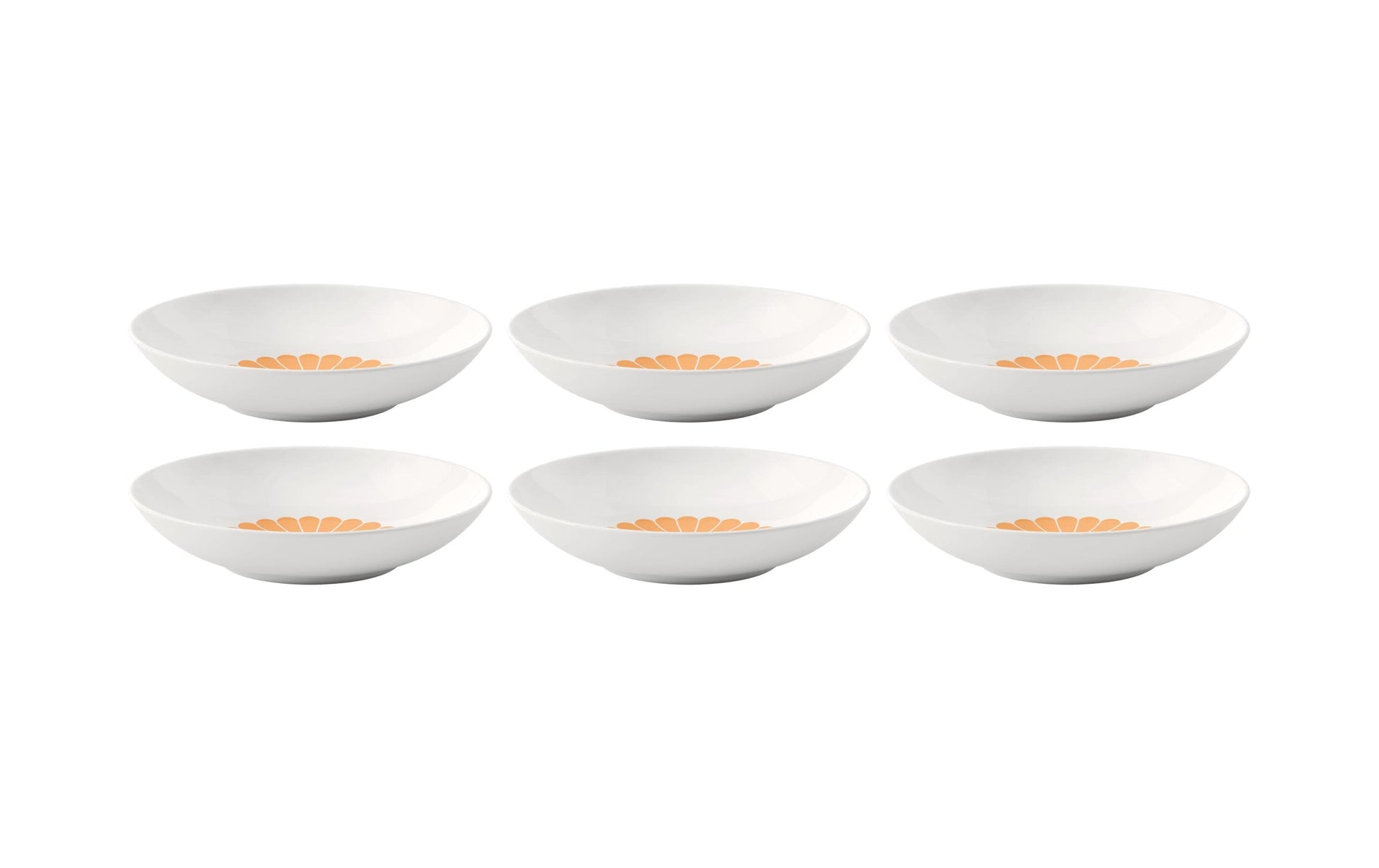 Villeroy & Boch Dessertschale – Porzellan, Gelb, 6 Stück