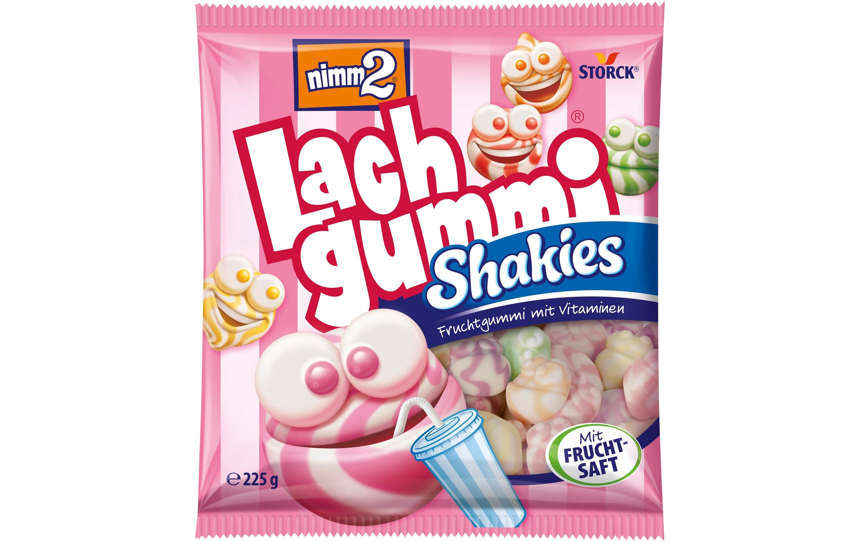 Storck Nimm2 Lachgummi Shakies – 225 g