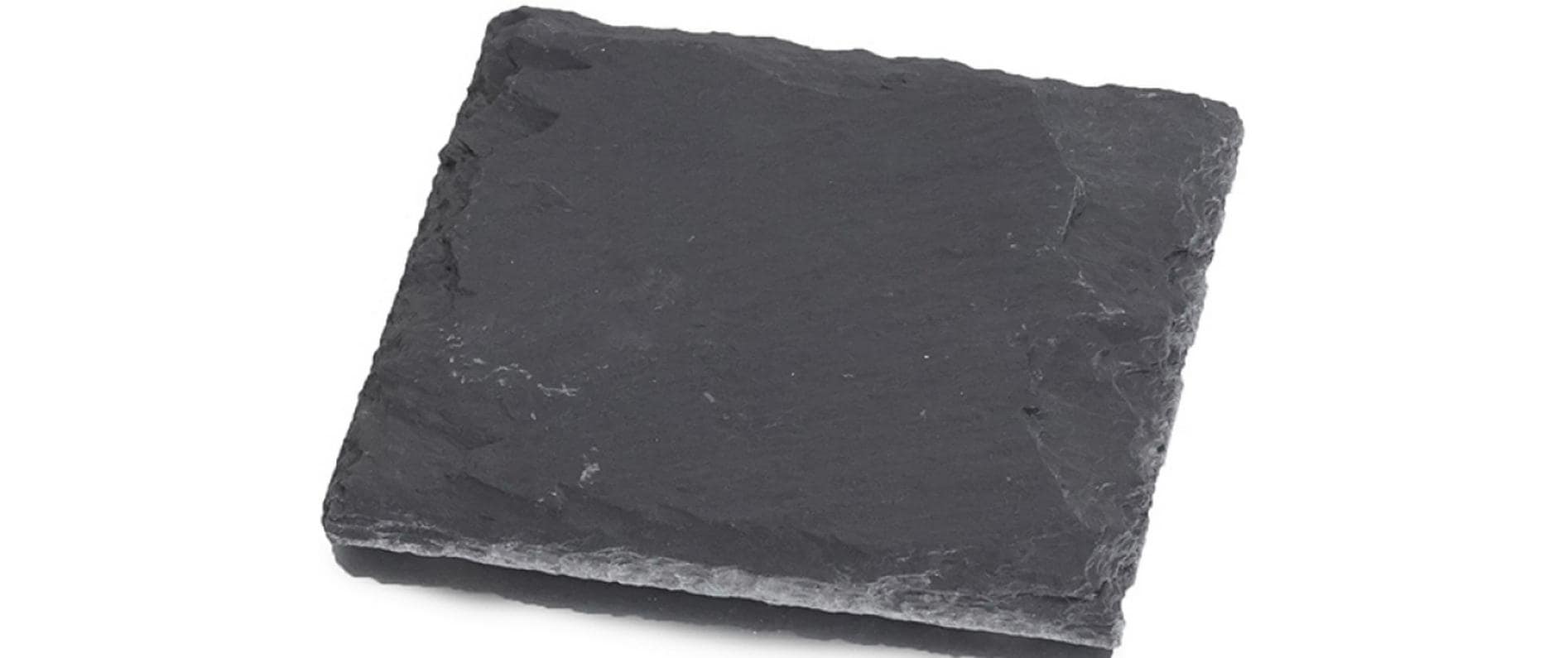 Balthasar Kerzenständer – Schiefer, Schwarz – 8 × 0,5 × 8 cm
